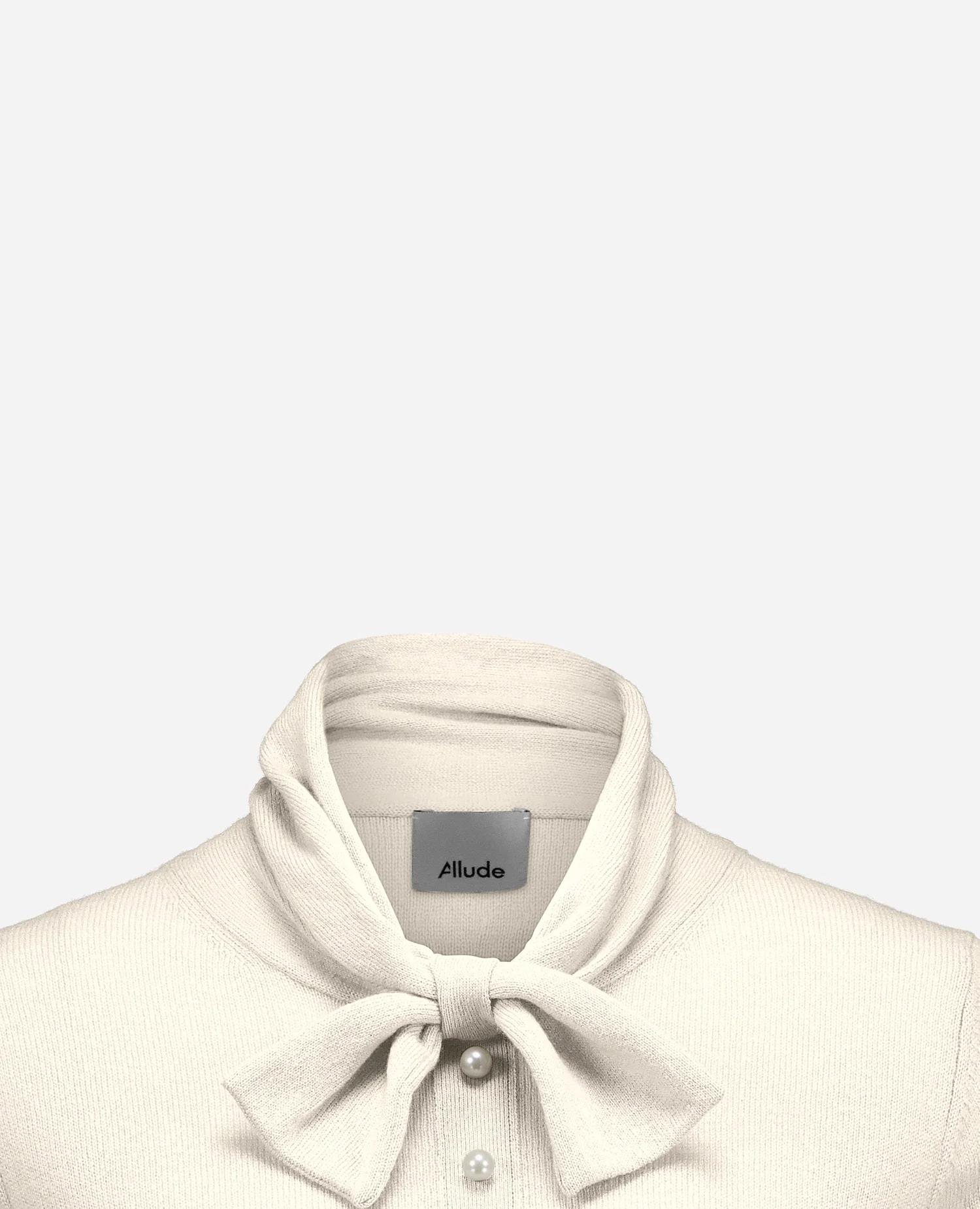 Woll-Mischung Pullover in Creme - Gerade Passform - Image 3
