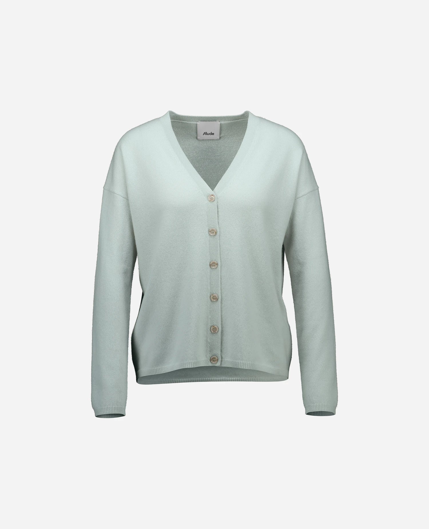 Cashmere Strickjacke in Grün