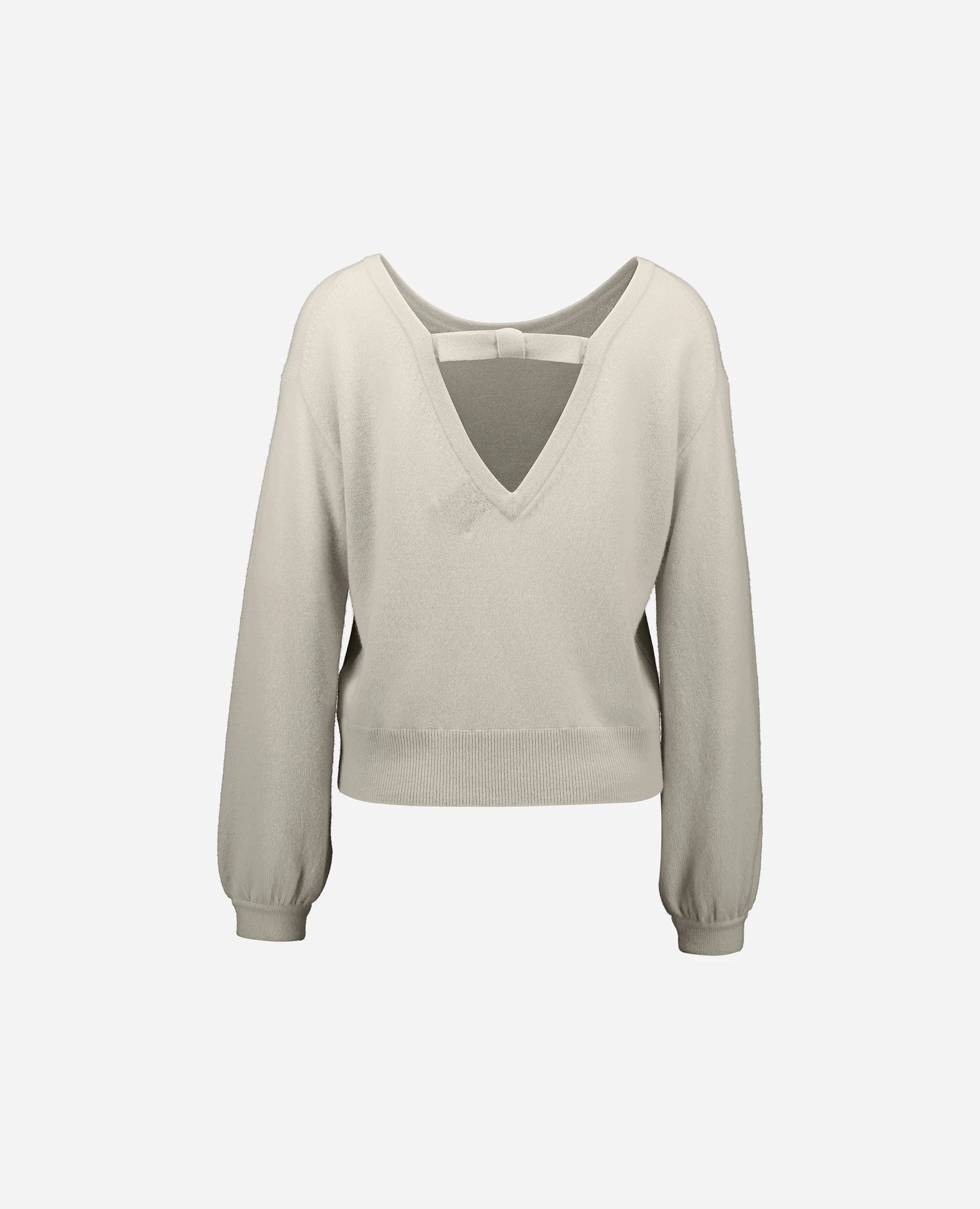 Cashmere Pullover in Creme - Image 2