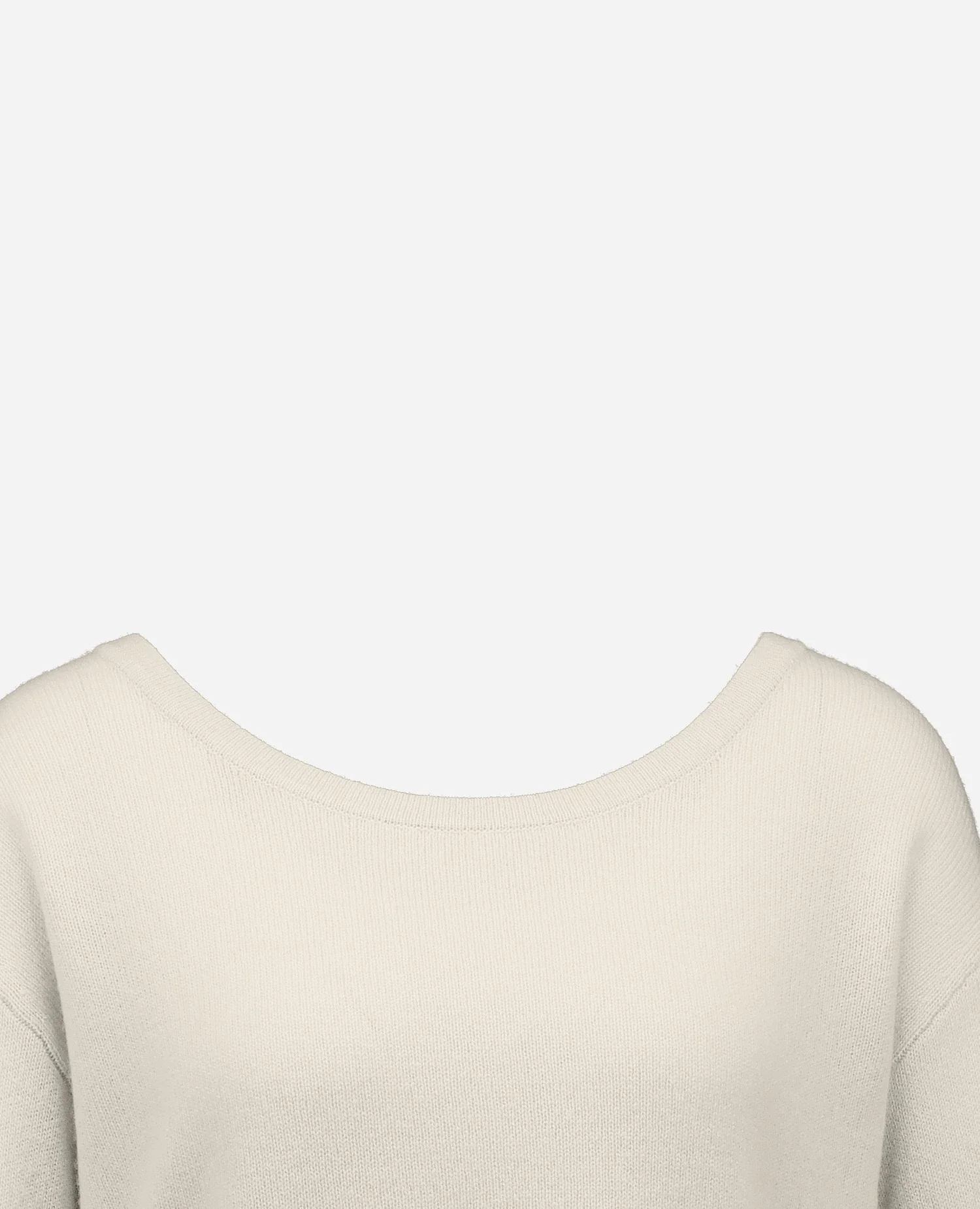 Cashmere Pullover in Creme - Image 3