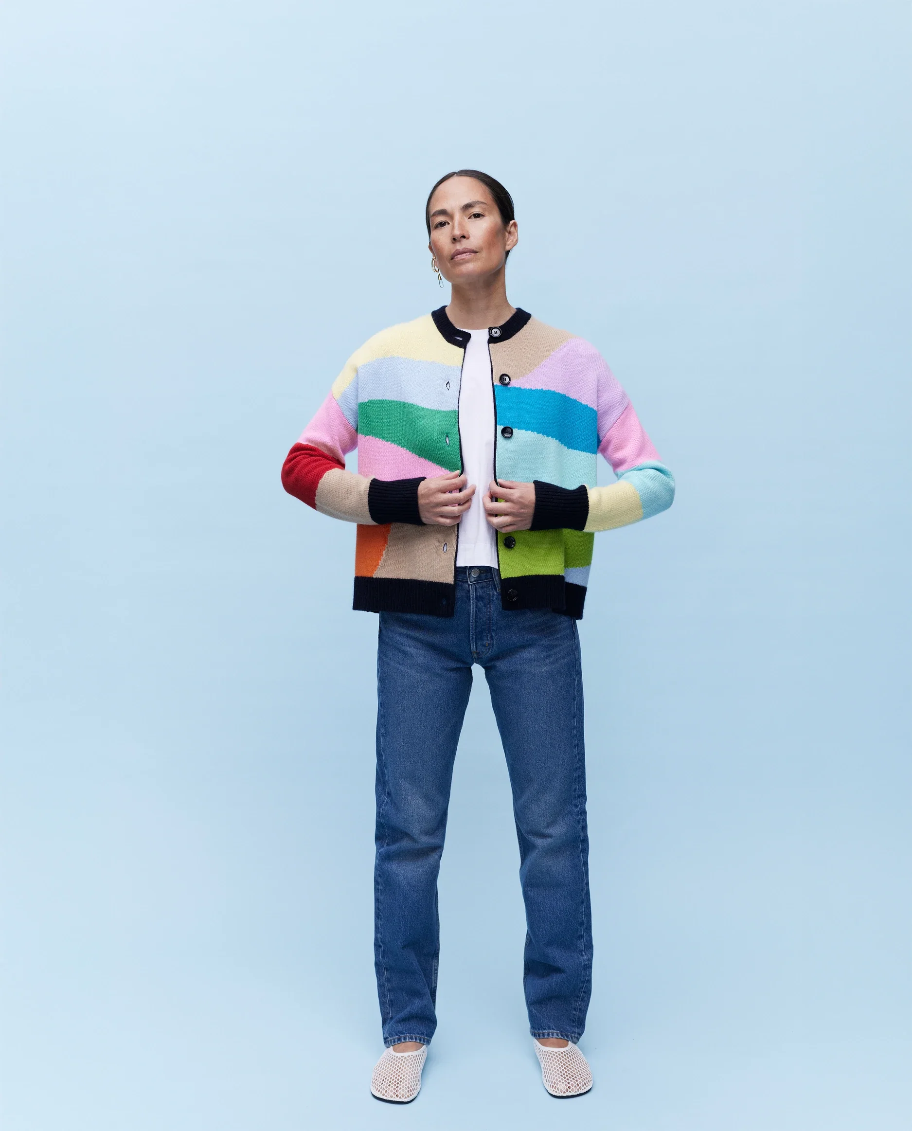 Cashmere Strickjacke in Sonstige