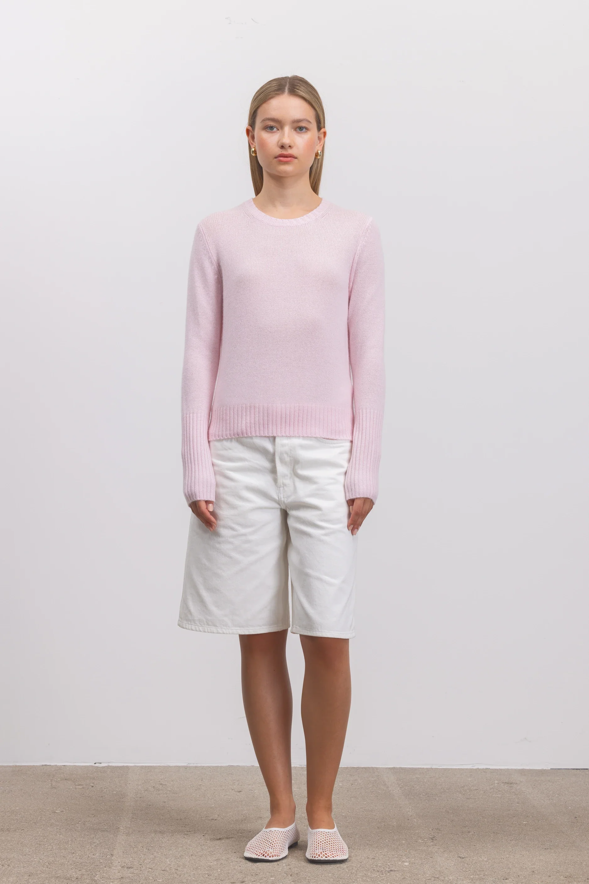 Cashmere Pullover in Rose - Image 5