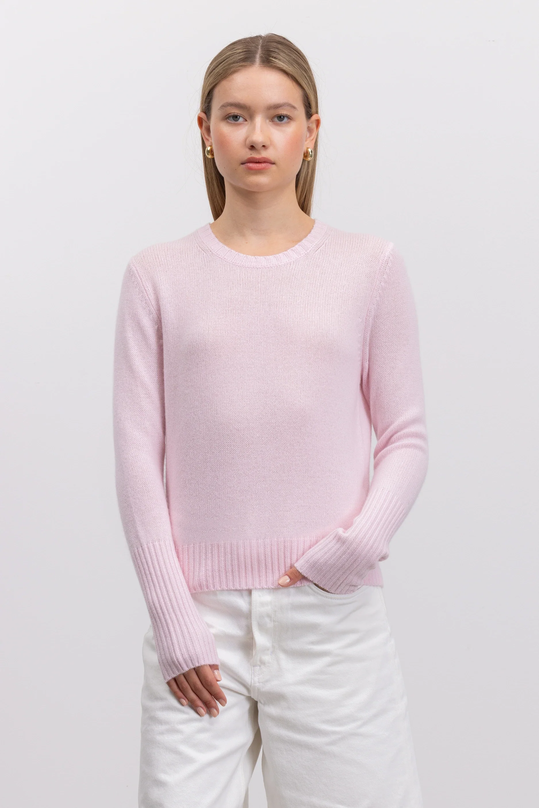Cashmere Pullover in Rose - Image 6