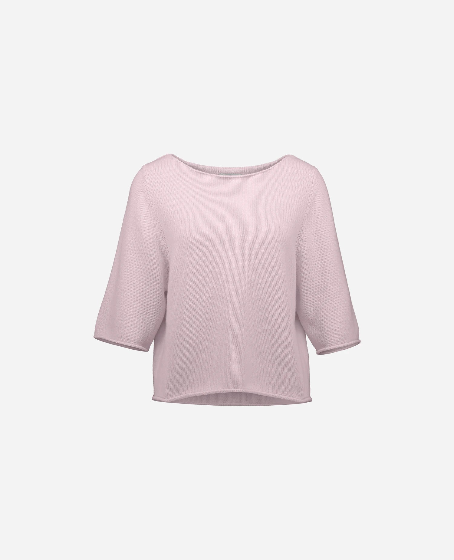 Baumwoll Mischung Pullover in Rose