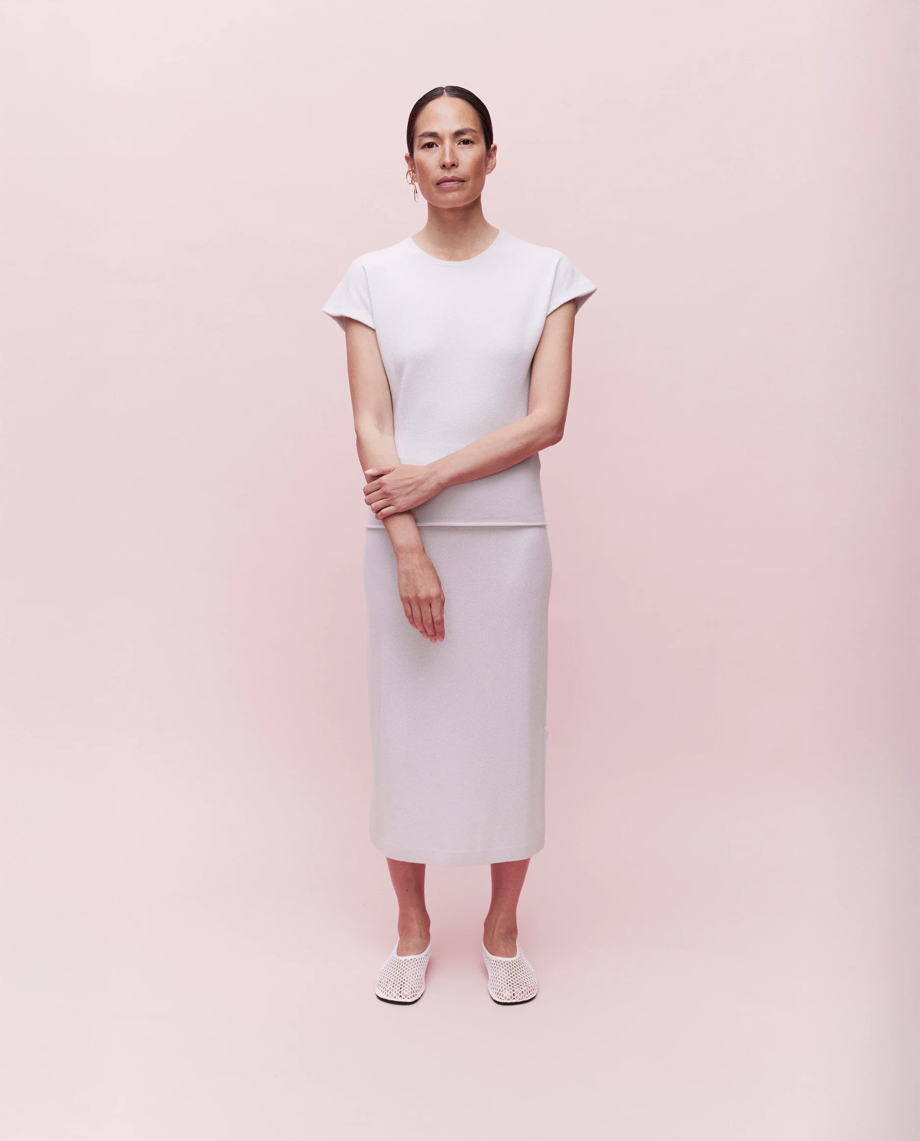 Woll-Mischung Pullover in Grau