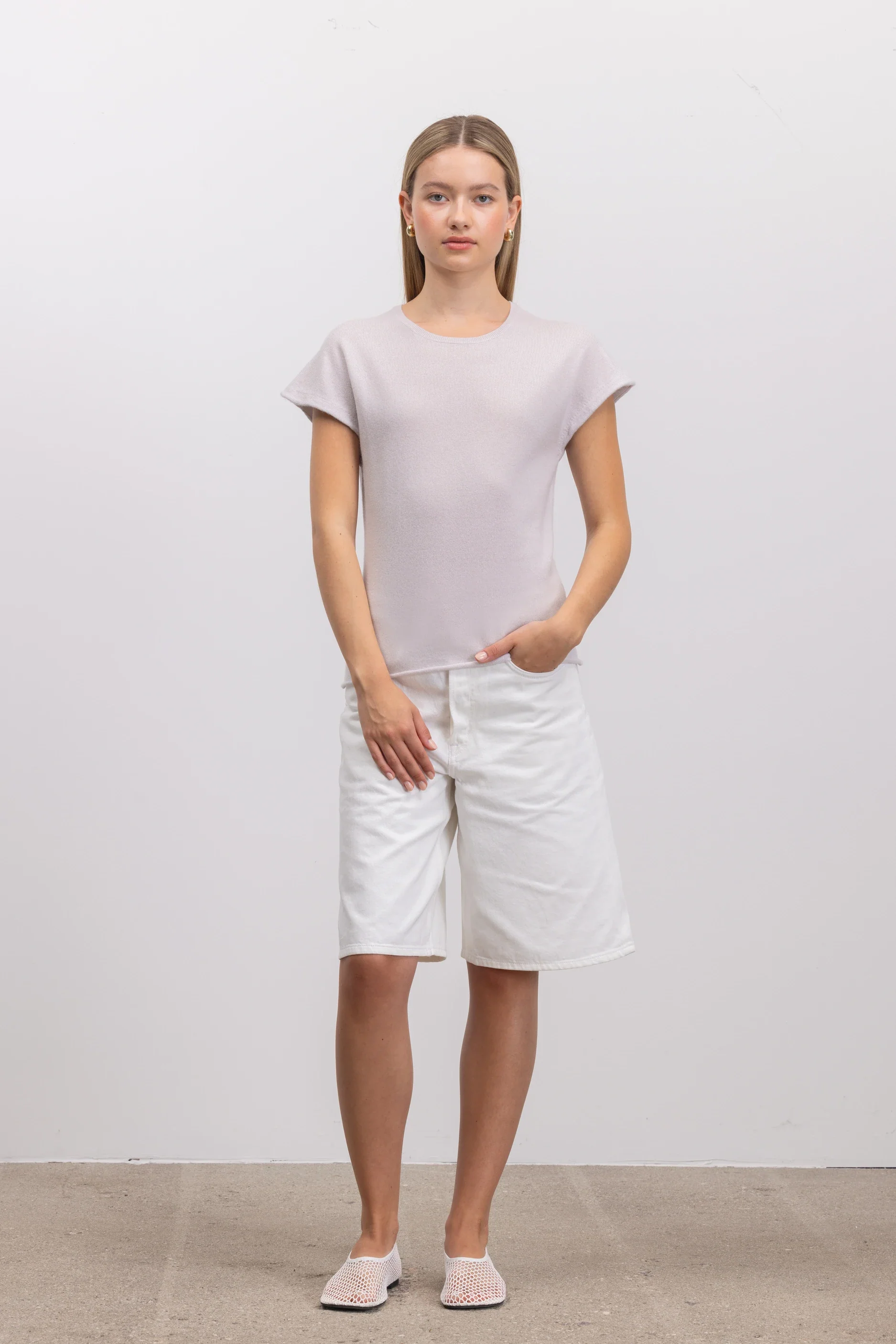 Woll-Mischung Pullover in Grau - Image 3