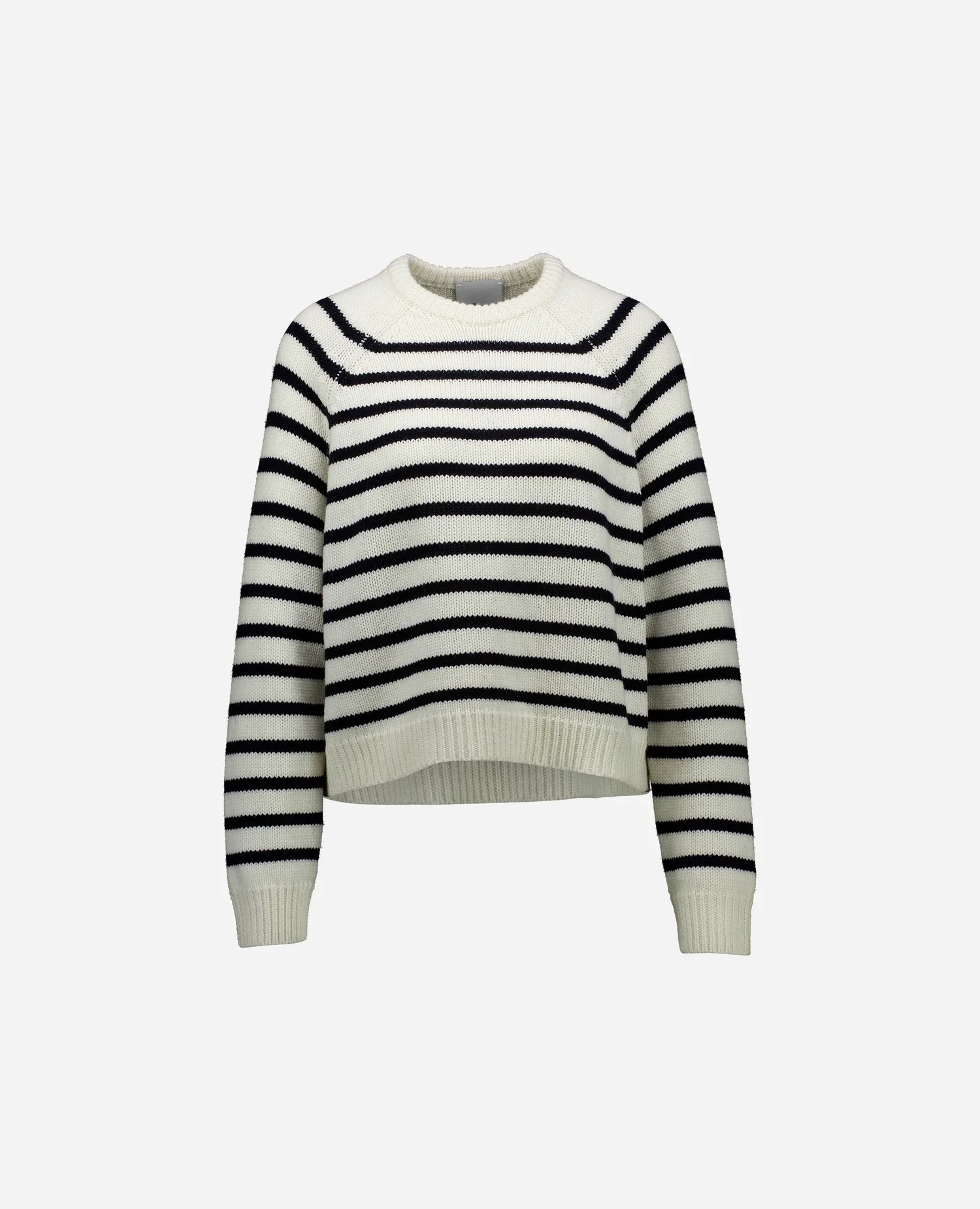Woll-Mischung Pullover in Weiß
