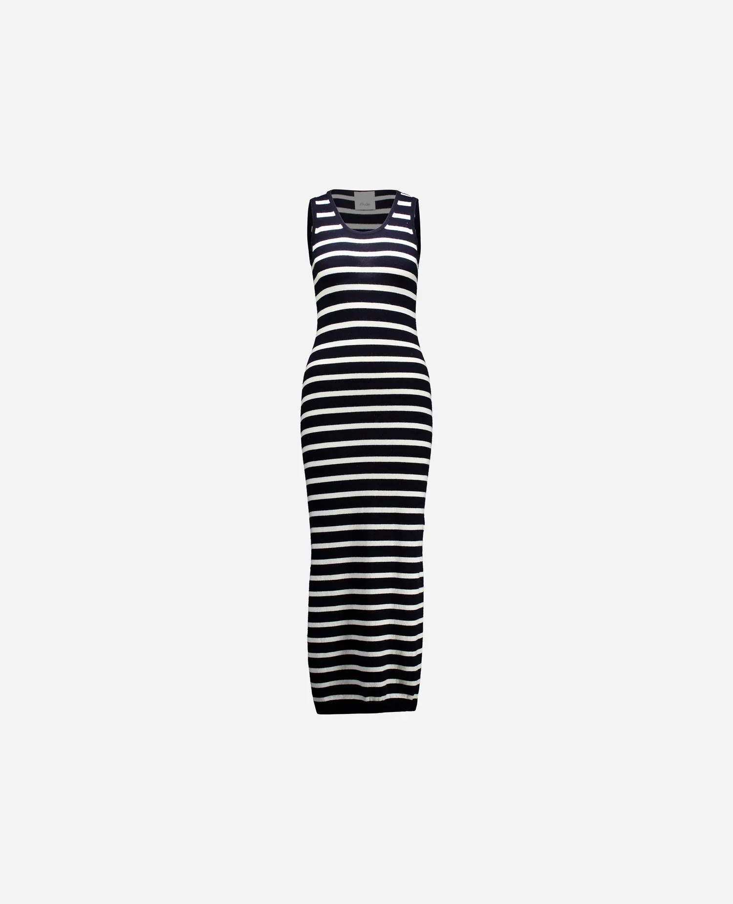Woll-Mischung Kleid in Navy - Image 2