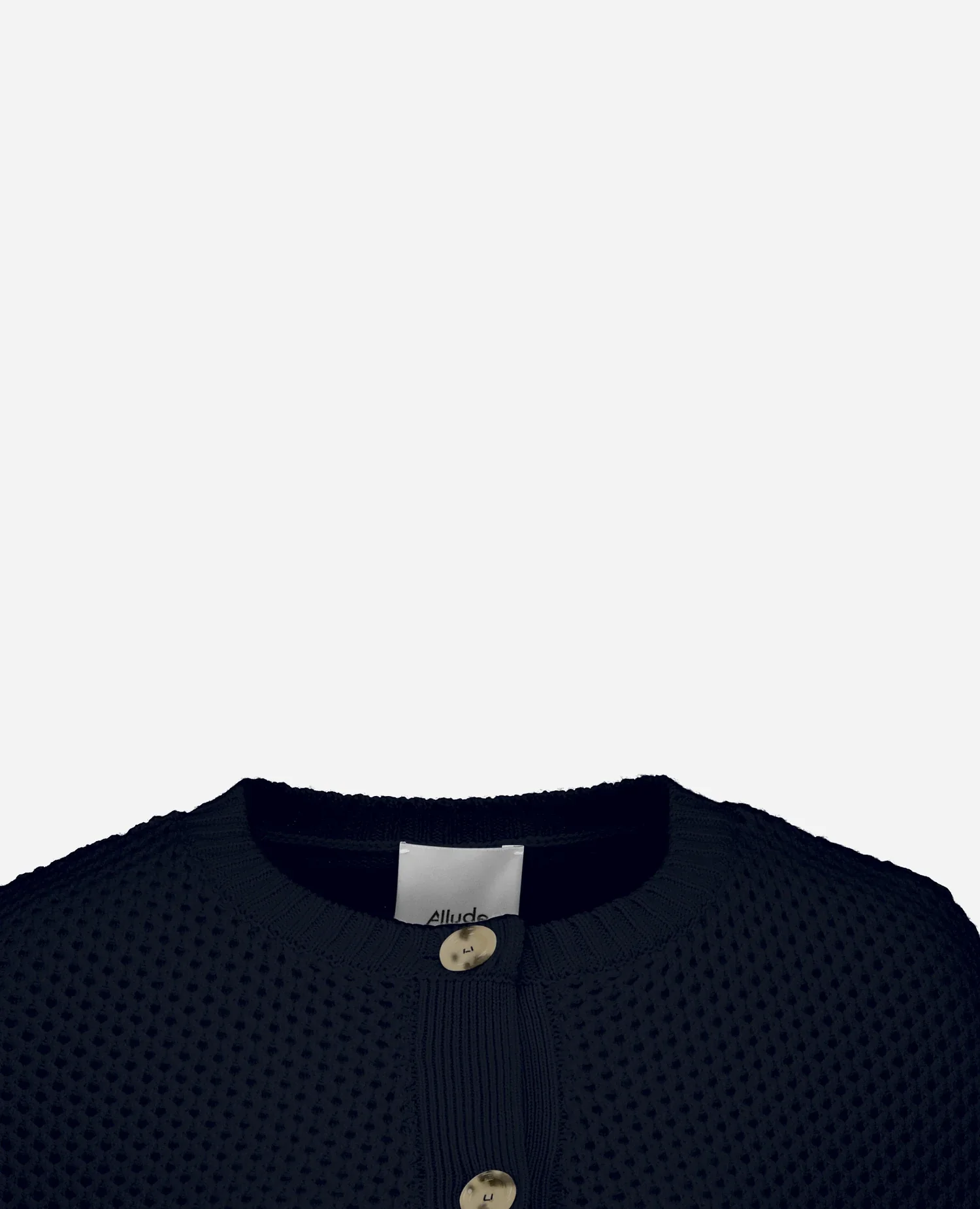 Woll-Mischung Cape in Navy - Image 3