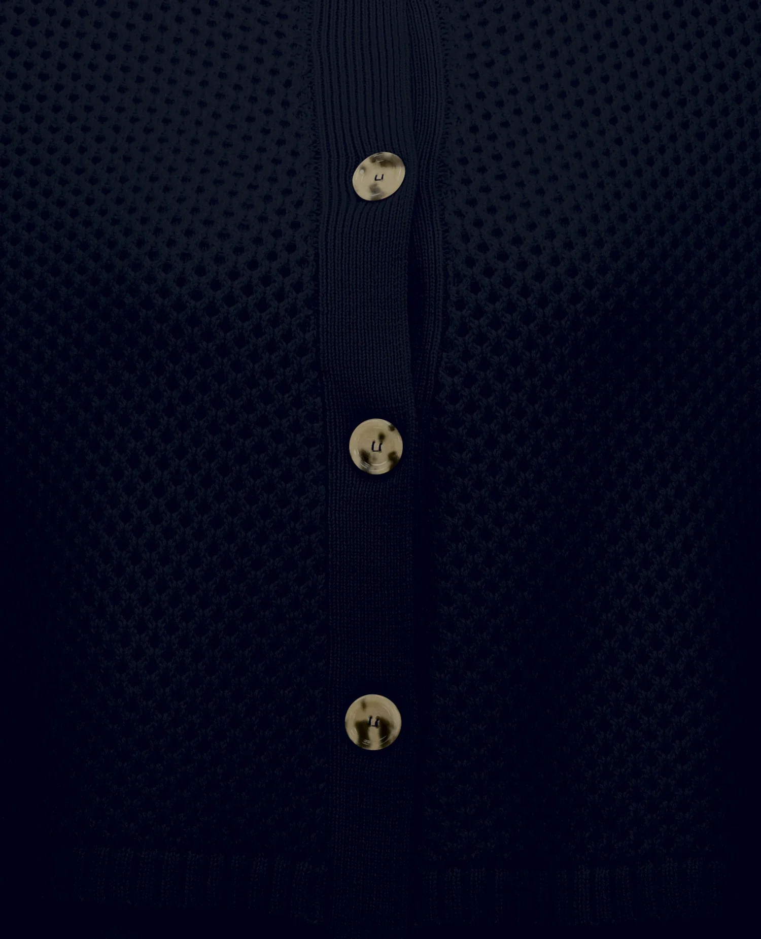 Woll-Mischung Cape in Navy - Image 4