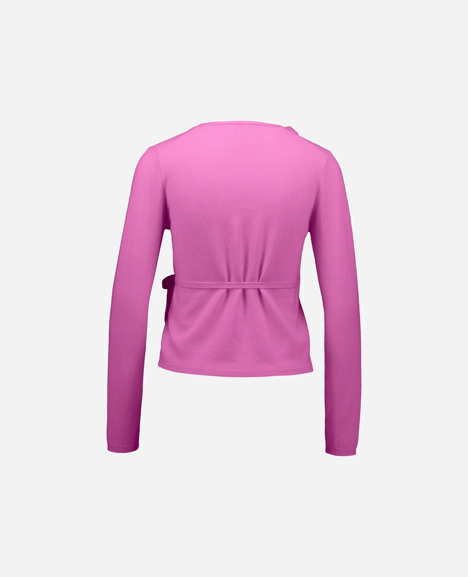 Woll-Mischung Strickjacke in Rose - Image 2