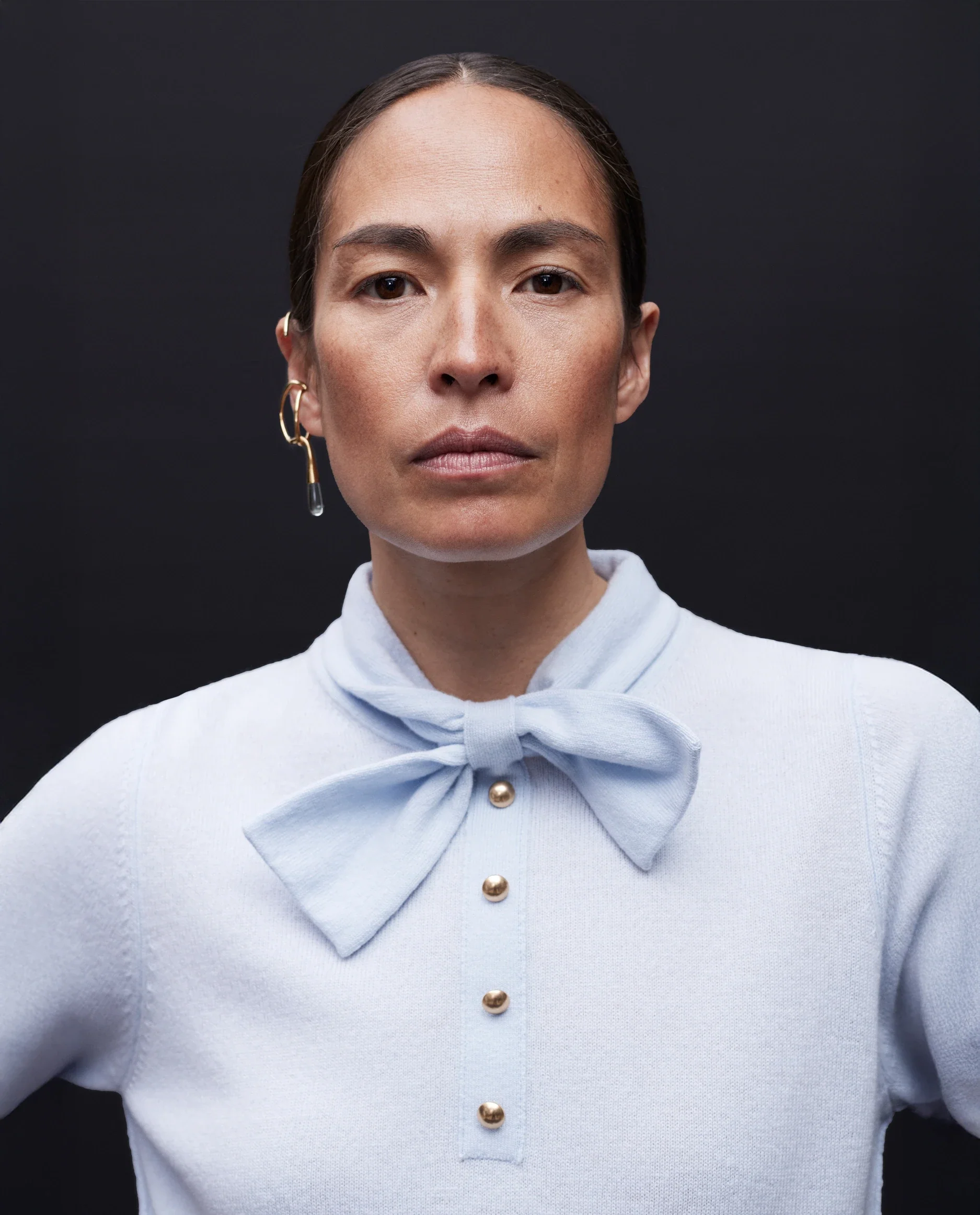 Woll-Mischung Pullover in Blau - Image 4