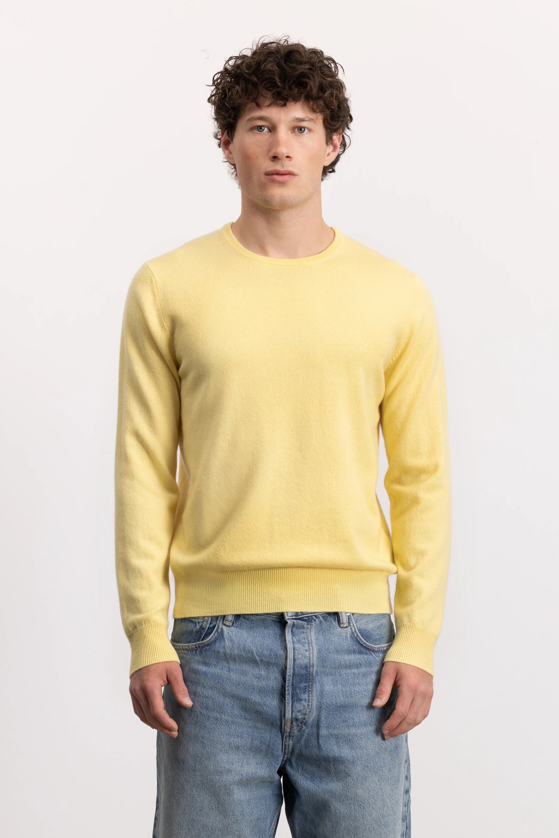 Cashmere Pullover in Gelb - Image 5