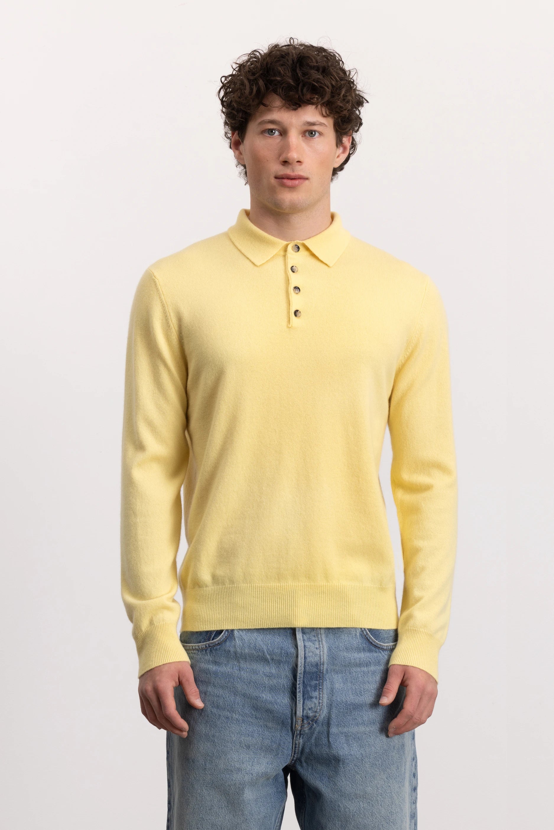 Cashmere Pullover in Gelb - Image 8