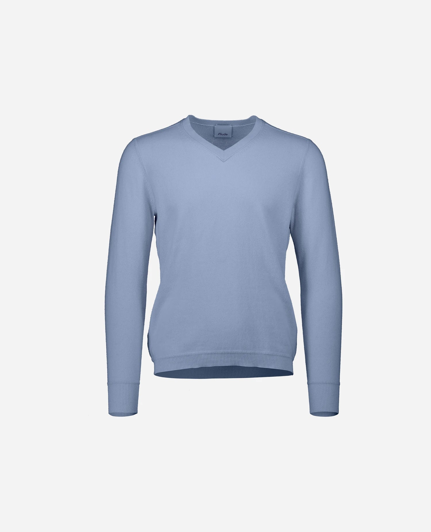 Baumwoll Mischung Pullover in Blau