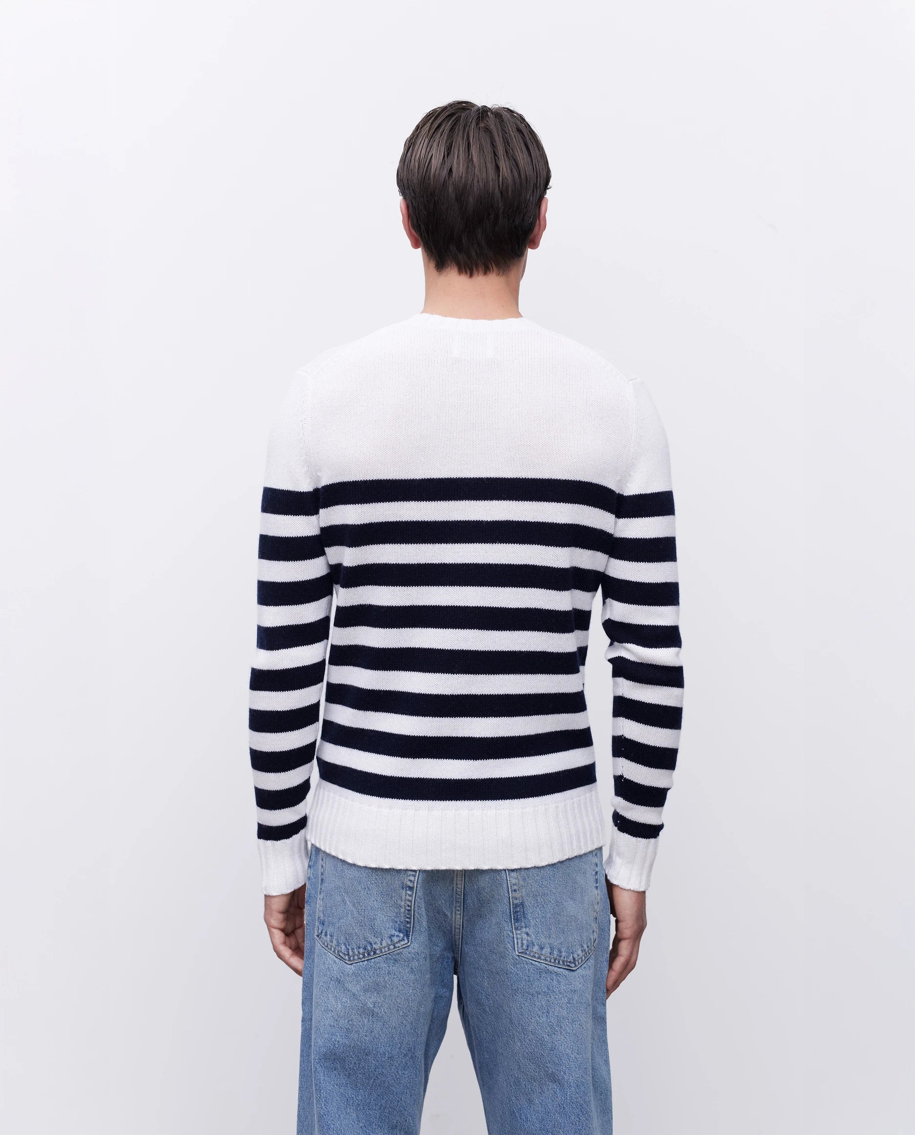 Baumwoll Mischung Pullover in Weiß - Image 2
