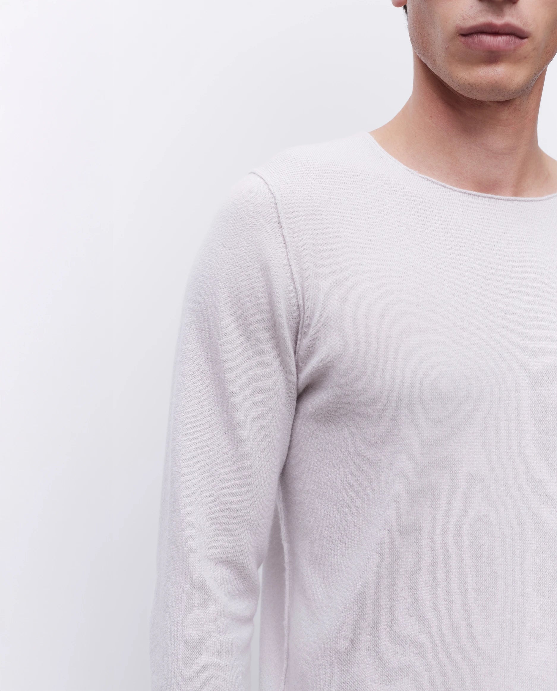 Woll-Mischung Pullover in Grau - Image 4
