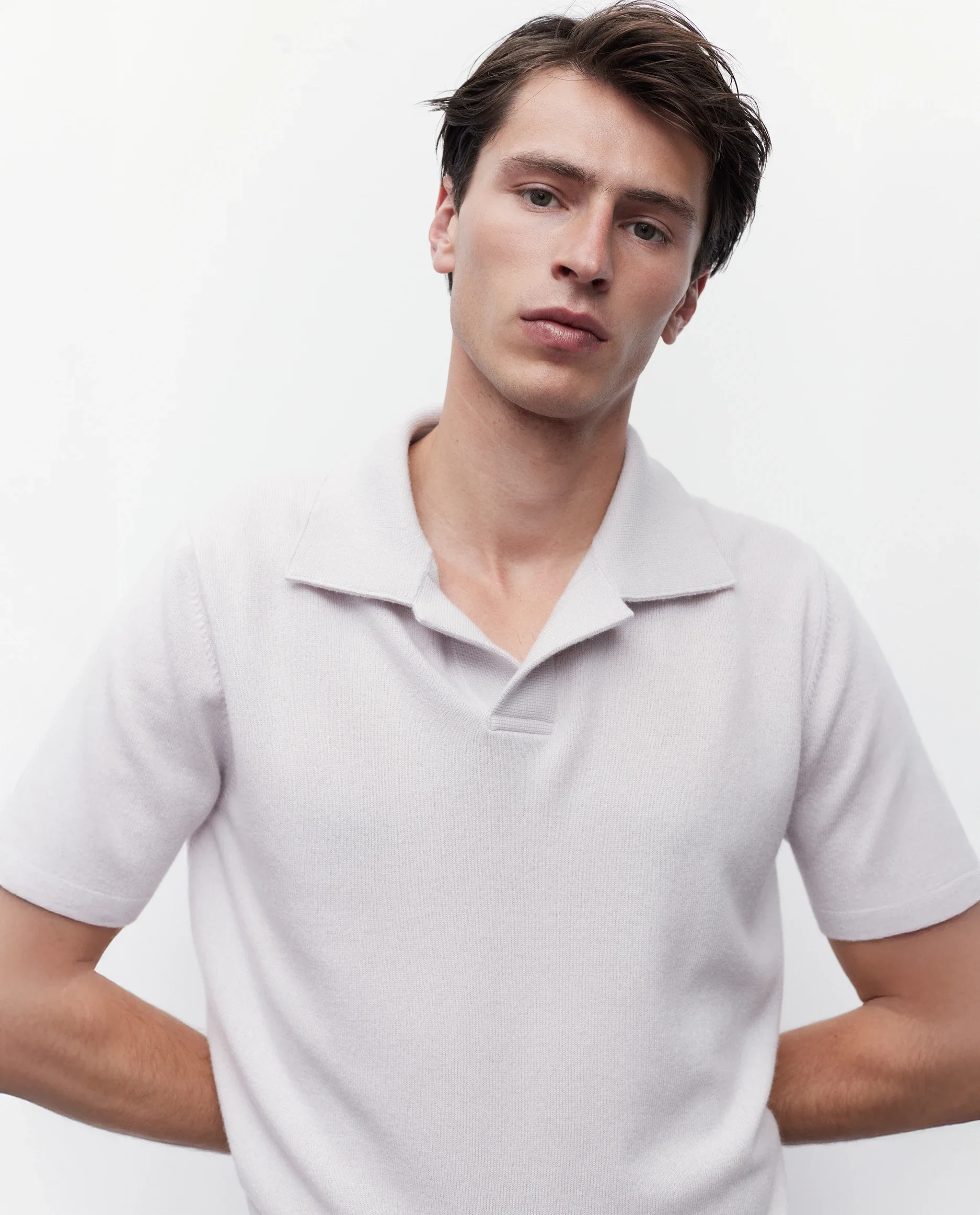 Woll-Mischung Pullover in Grau