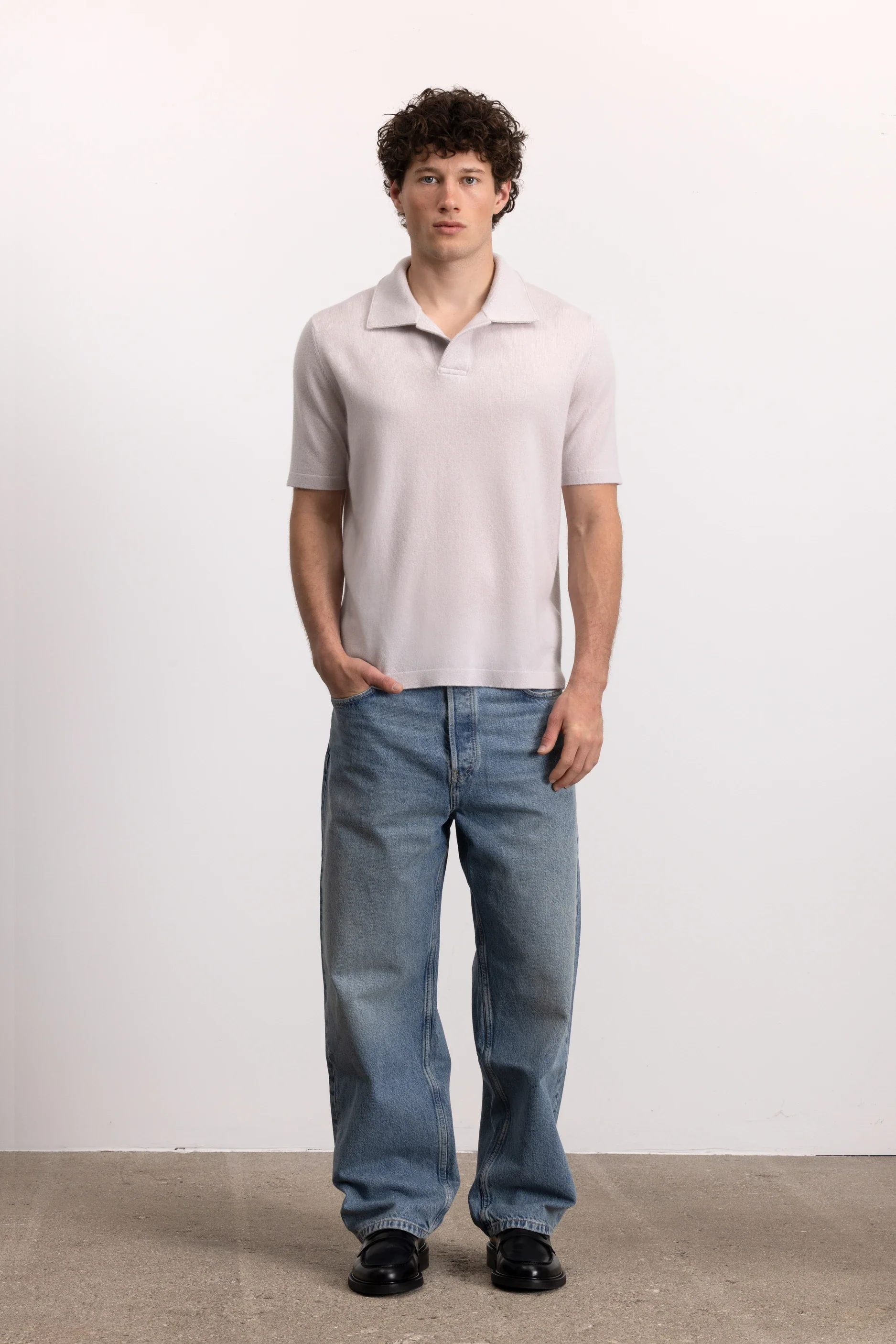 Woll-Mischung Pullover in Grau - Image 5