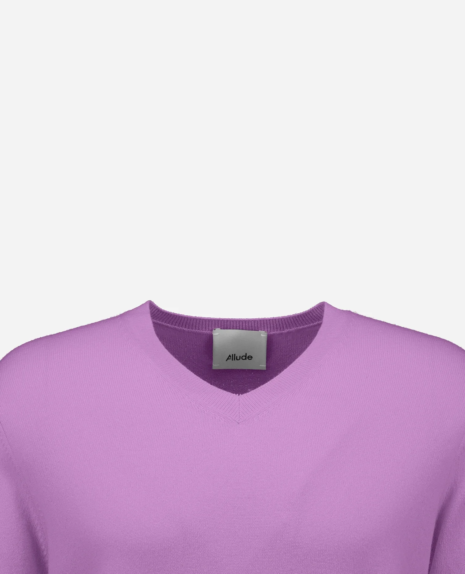 Woll-Mischung Pullover in Lila - Image 3