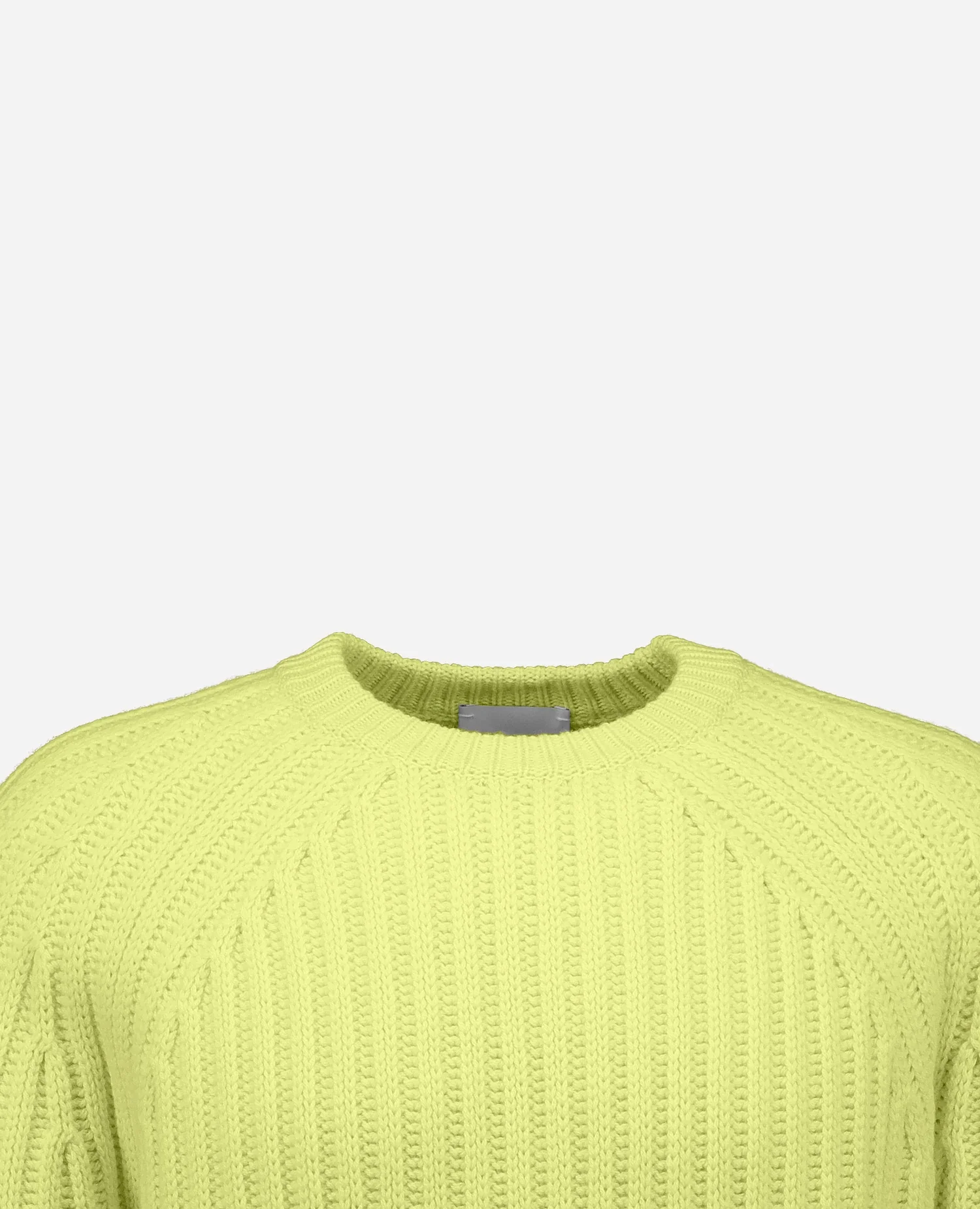Woll-Mischung Pullover in Gelb - Image 3