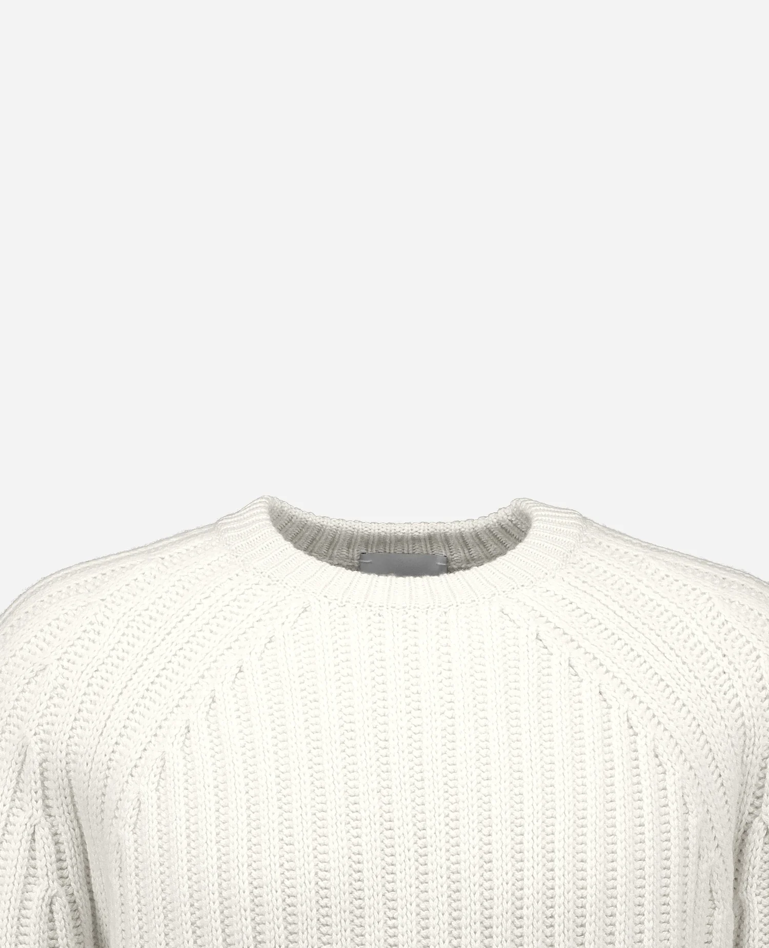 Woll-Mischung Pullover in Weiß - Image 3