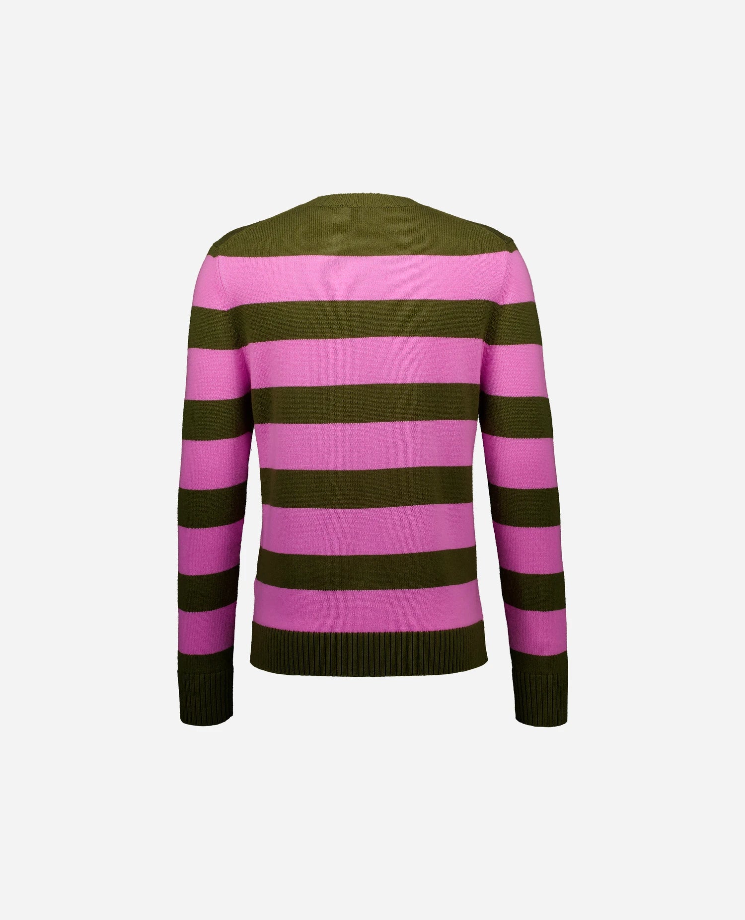 Woll-Mischung Pullover in Khaki - Image 4