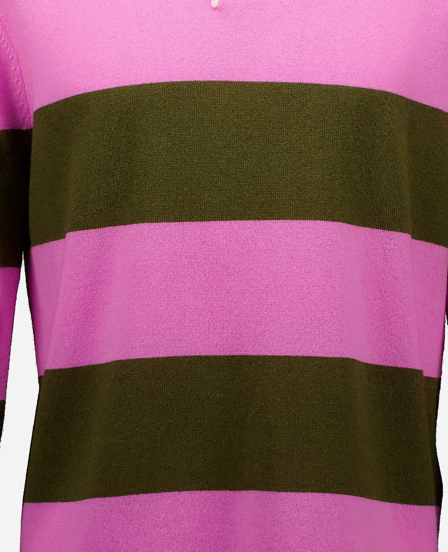 Woll-Mischung Pullover in Khaki - Image 4