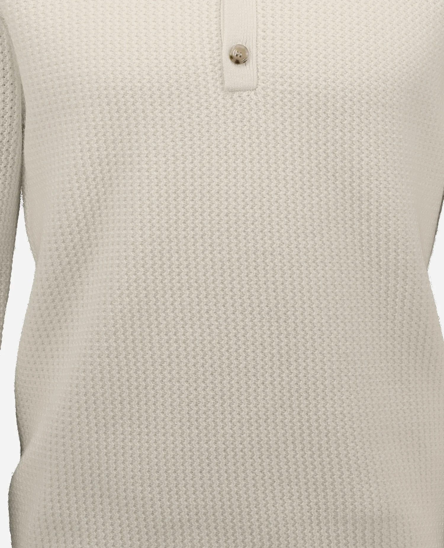 Woll-Mischung Strickjacke in Creme - Image 4