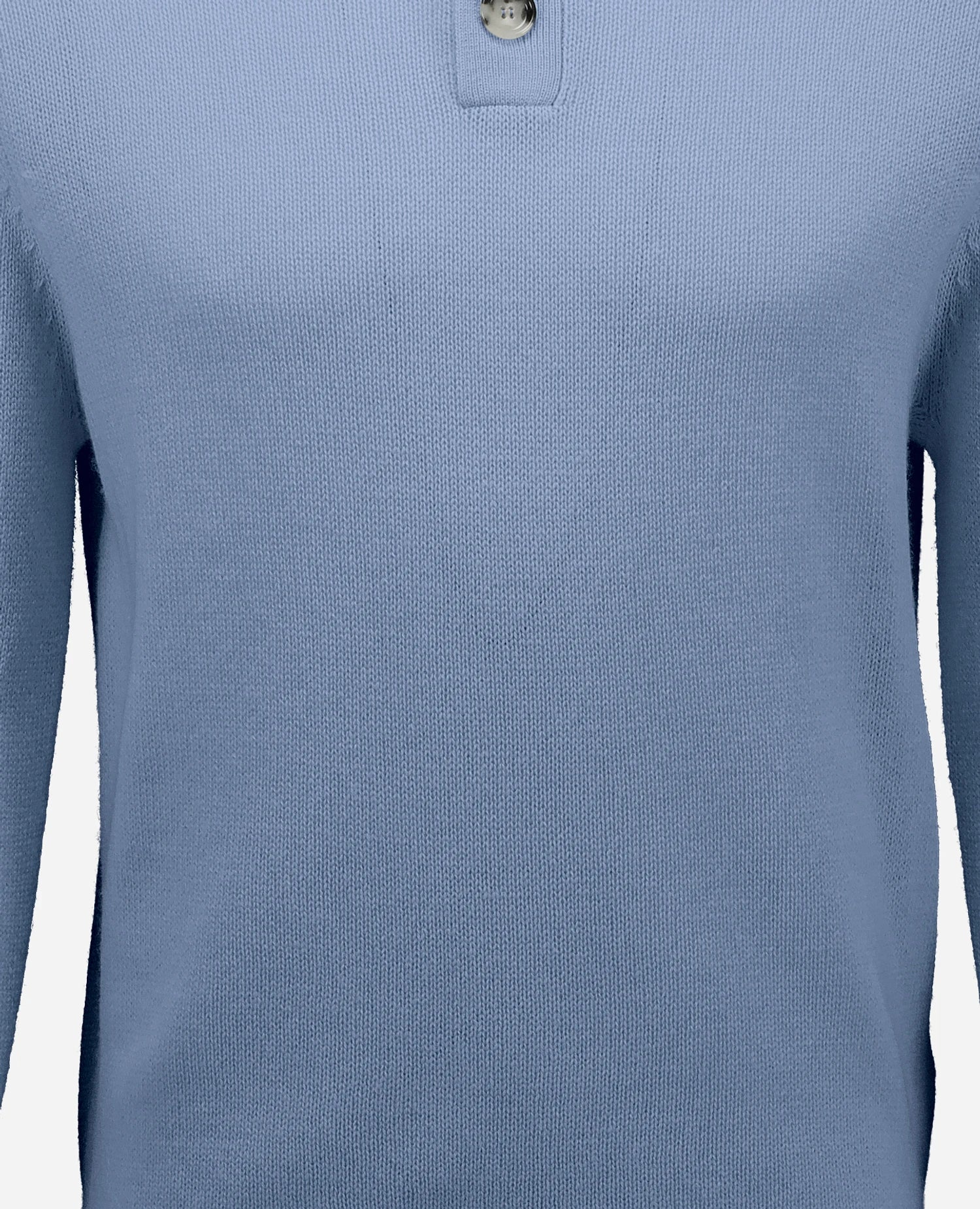 Woll-Mischung Strickjacke in Blau - Image 4