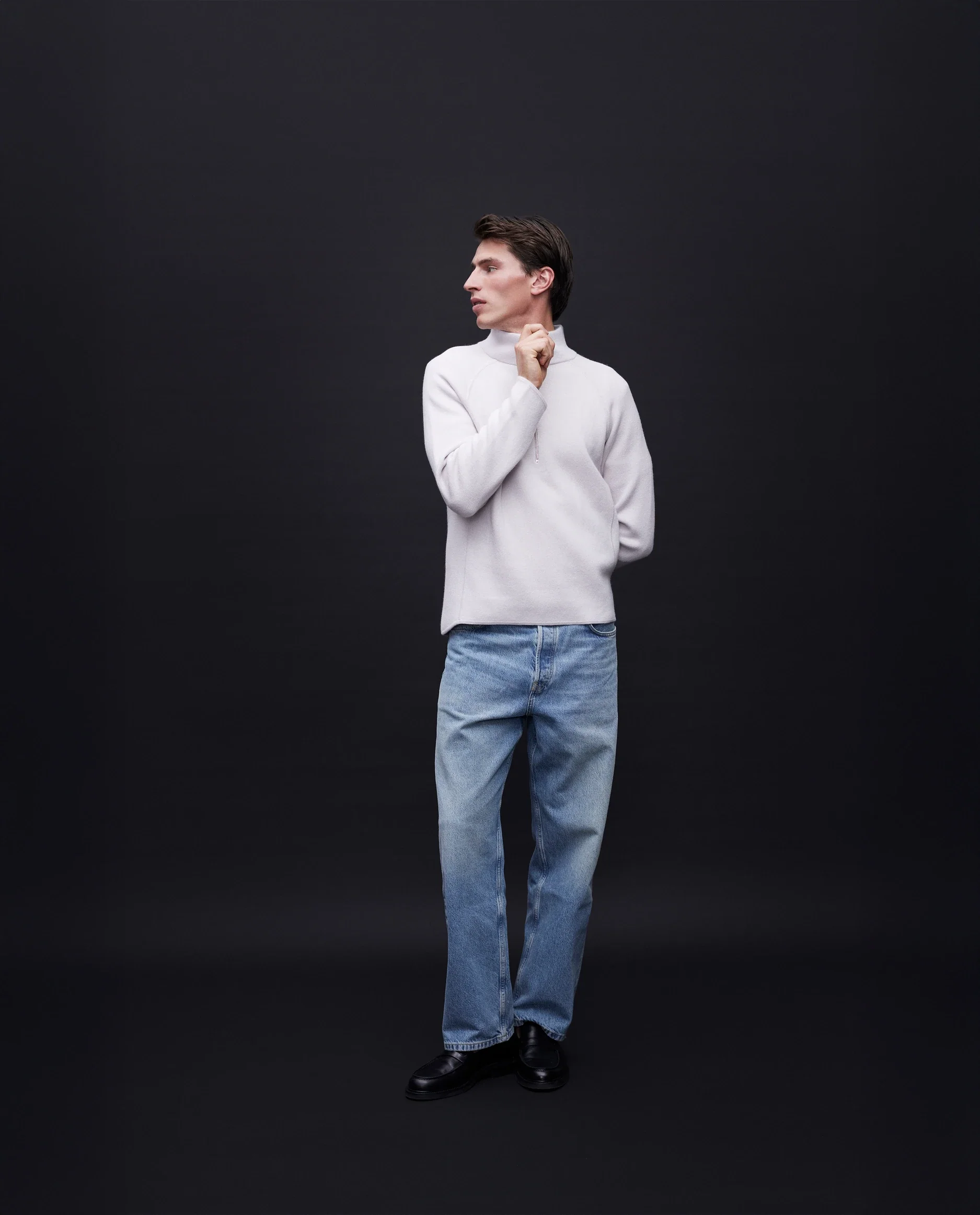 Woll-Mischung Jacket in Grau - Image 4