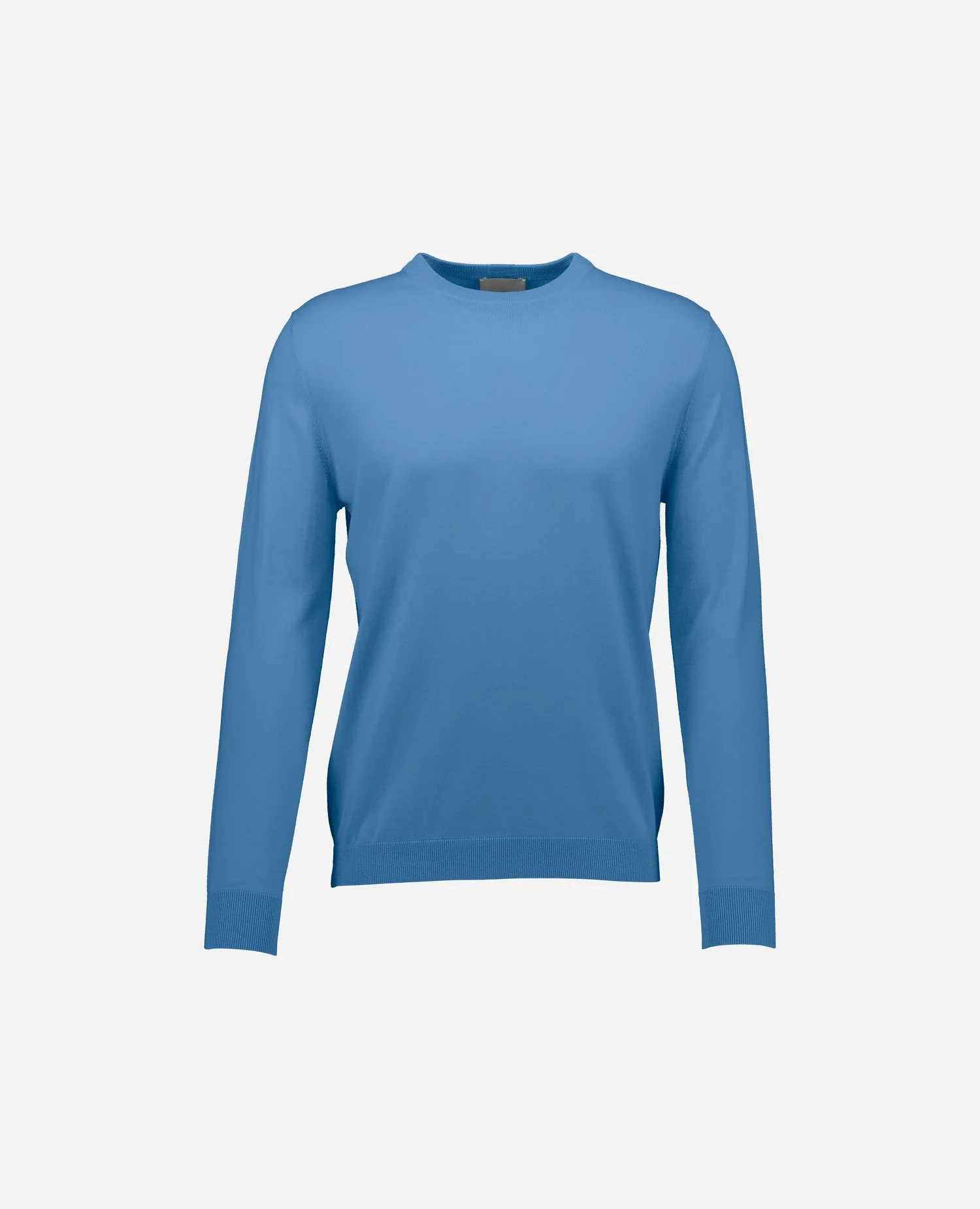Wolle Pullover in Blau