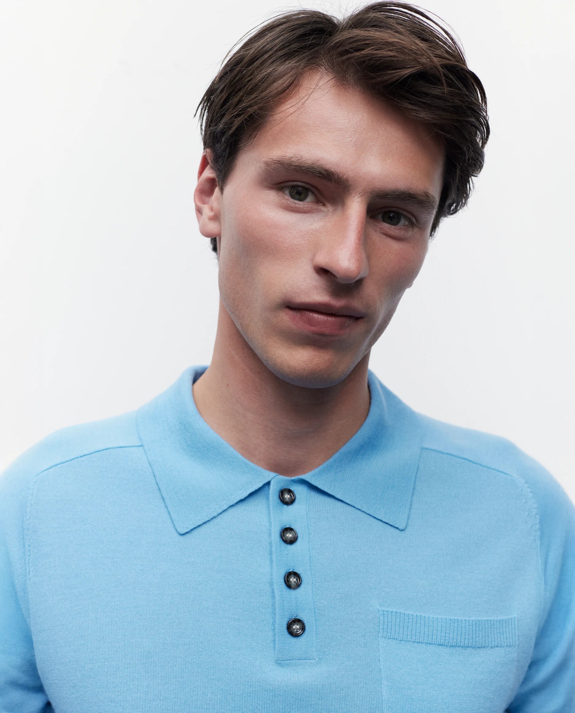 Wolle Pullover in Blau - Image 5