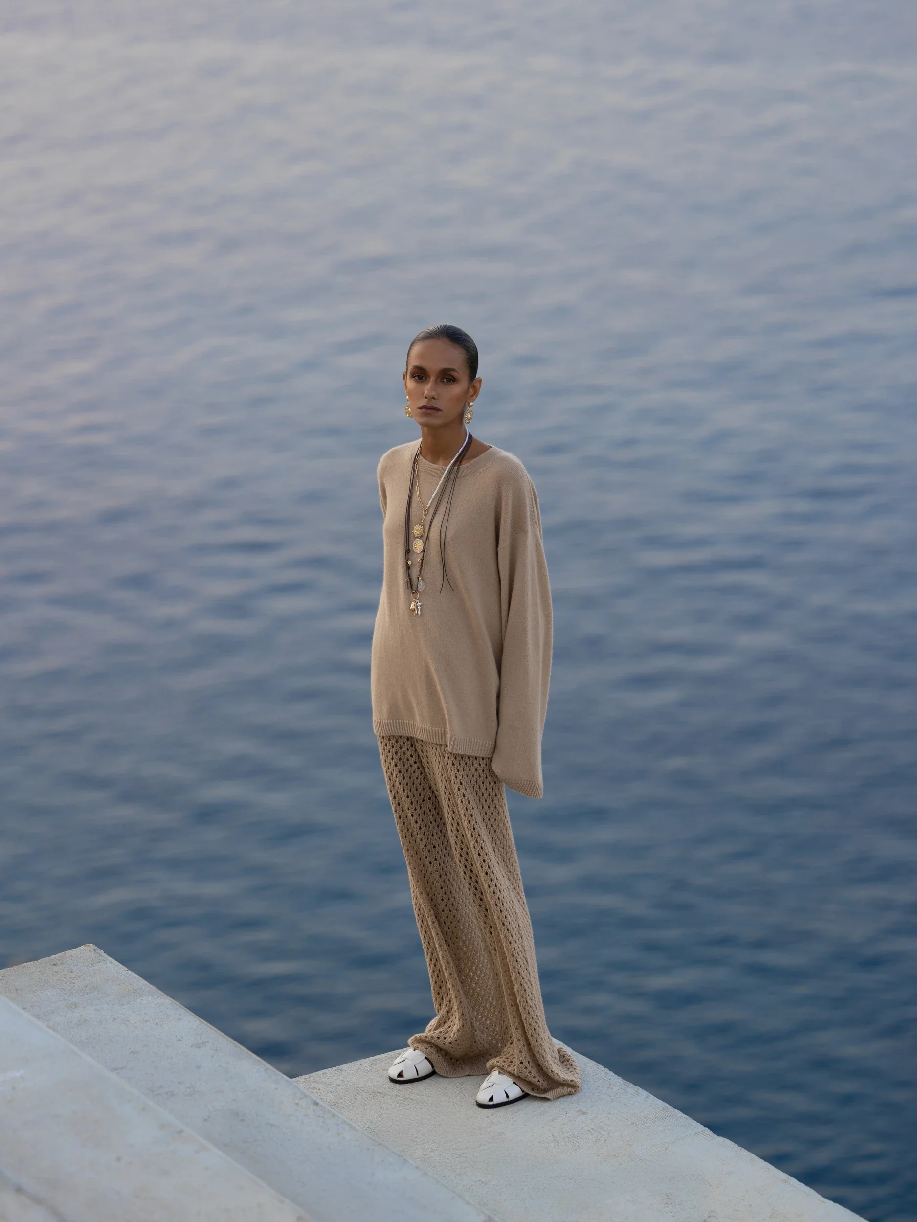 Cashmere Pullover in Beige