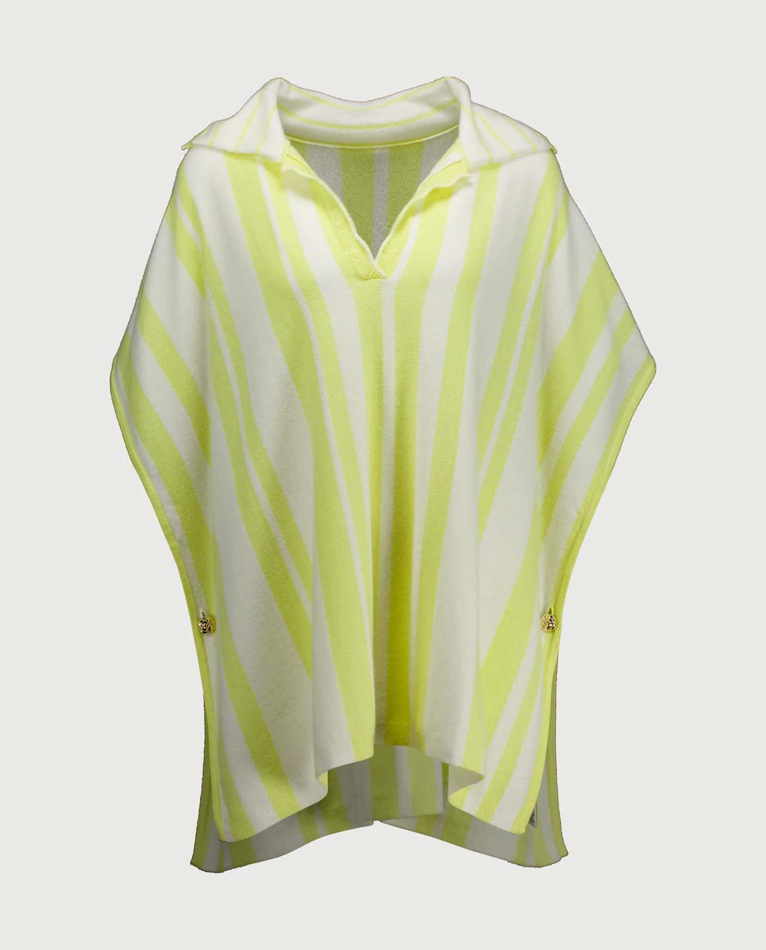 Cashmere Poncho in Gelb - Image 4