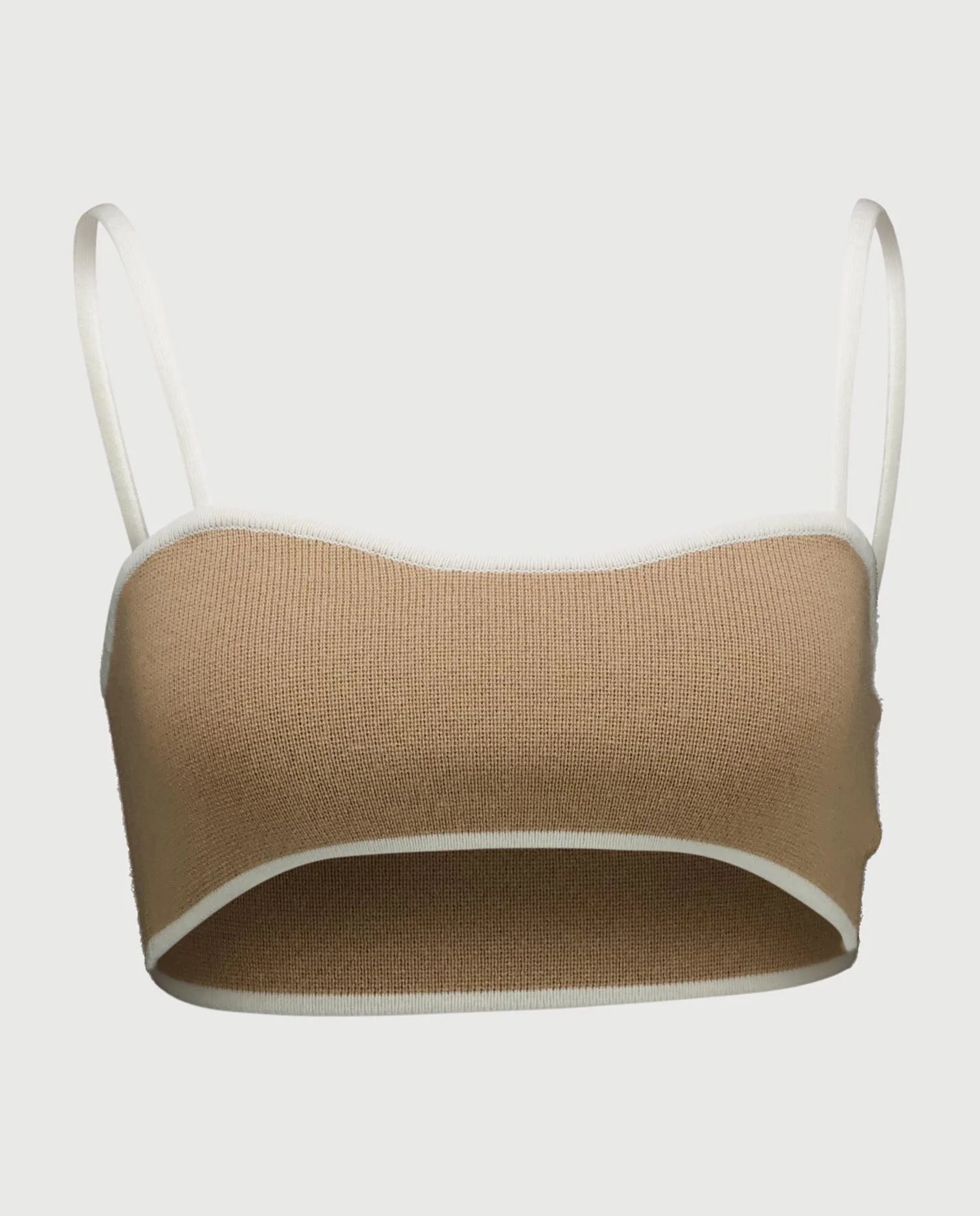 Cashmere Top in Beige - Image 3