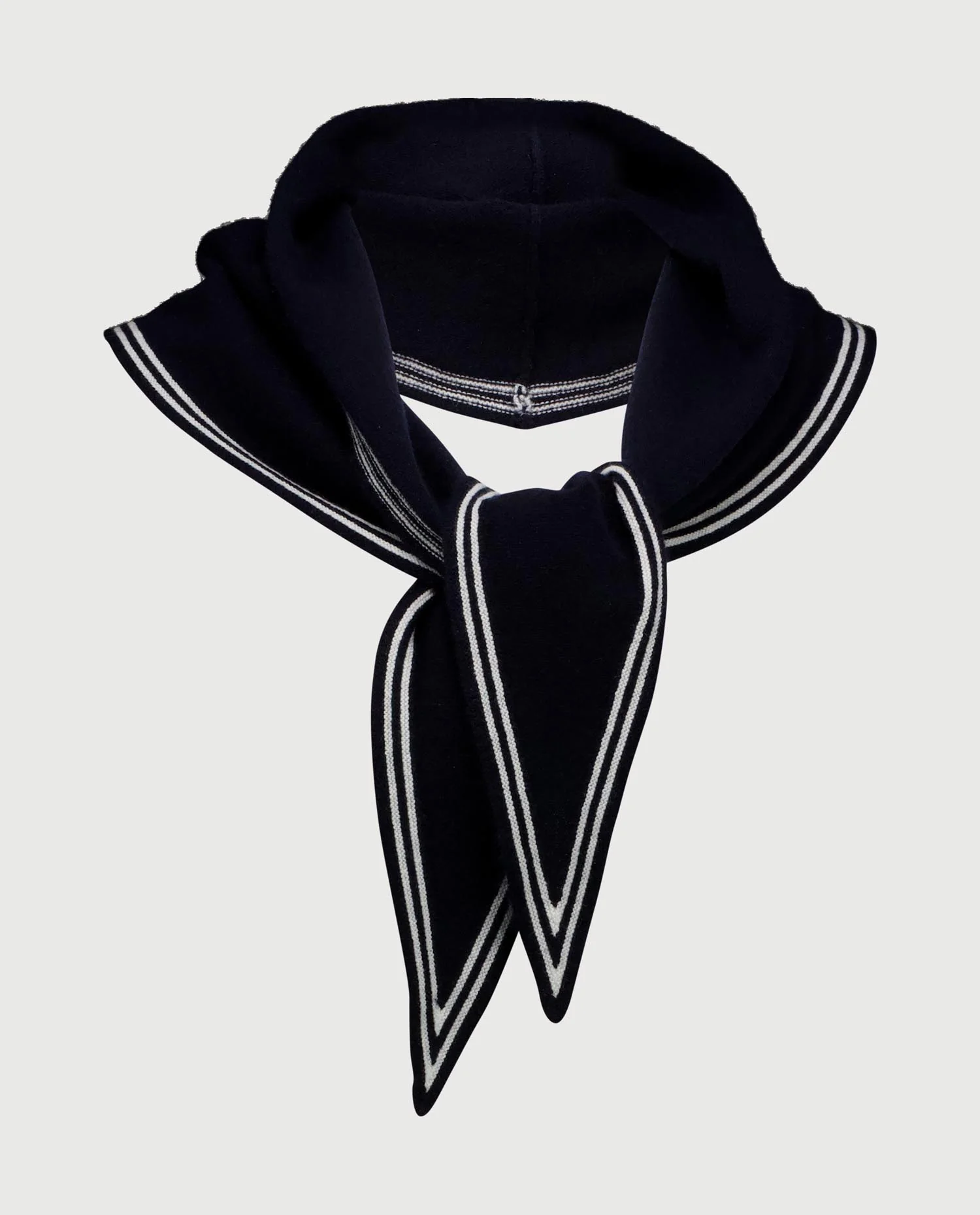 Cashmere Schal in Navy - Image 2