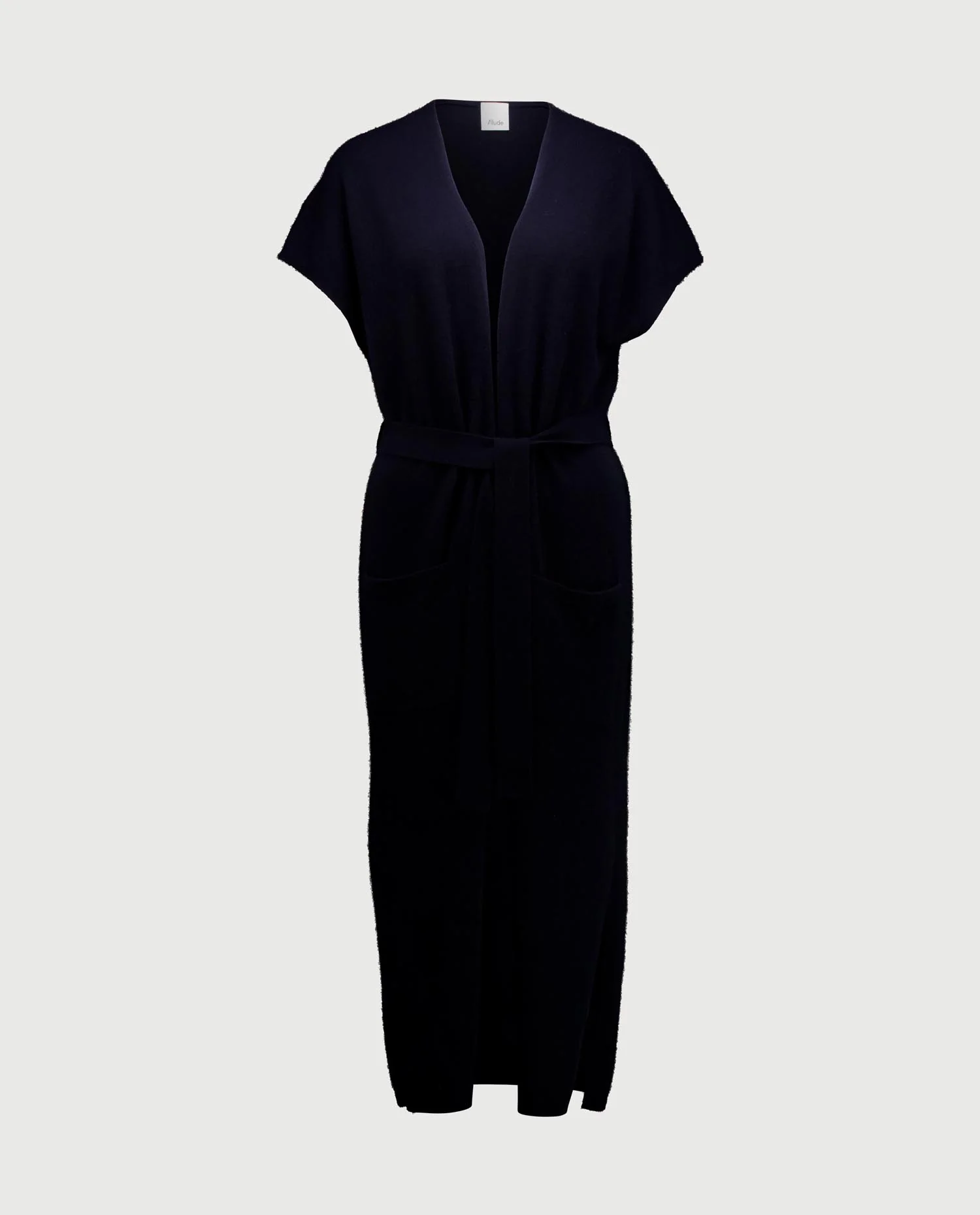 Cashmere Mantel in Navy - Image 3