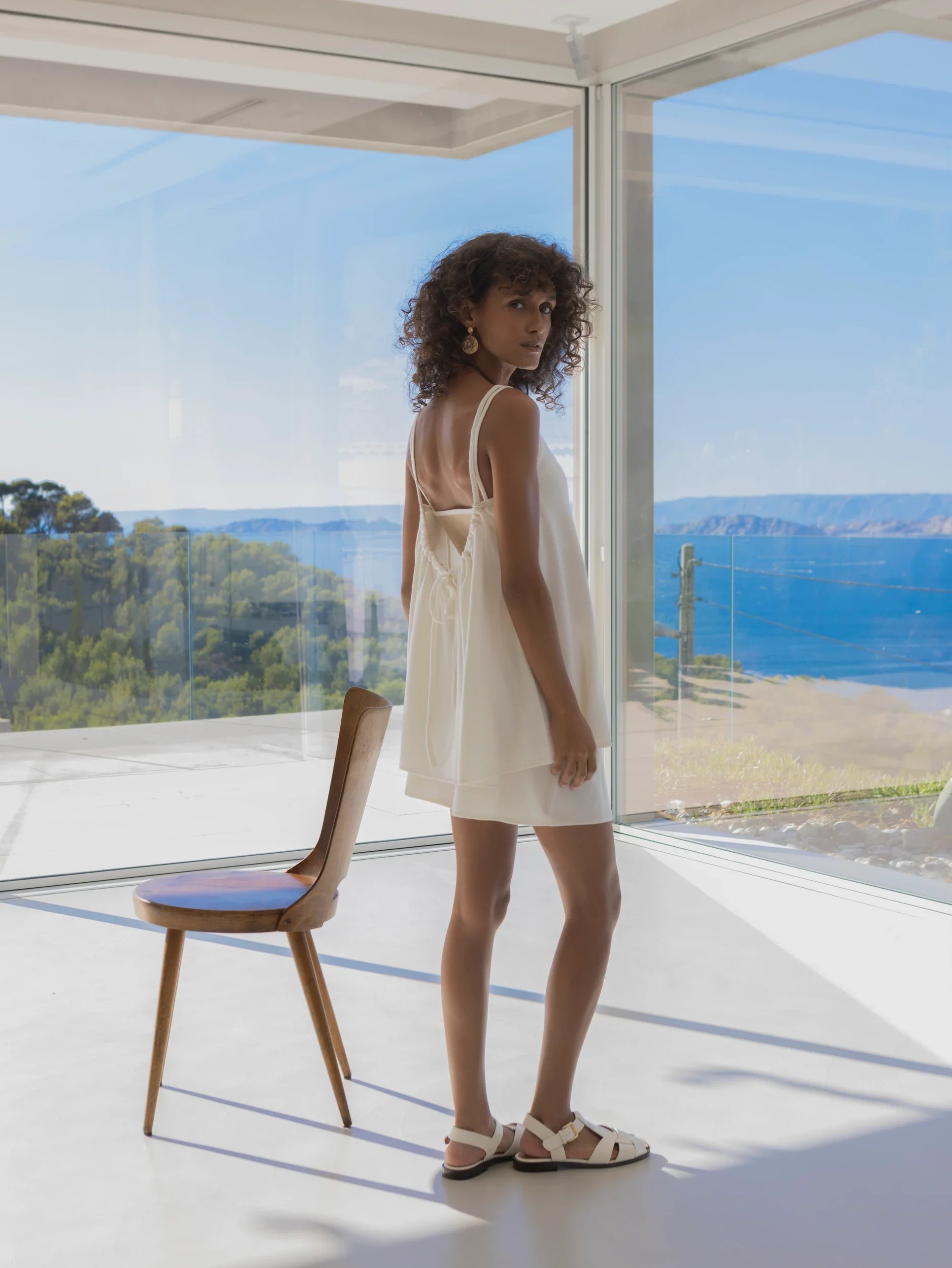 Cashmere Top in Weiß - Image 2