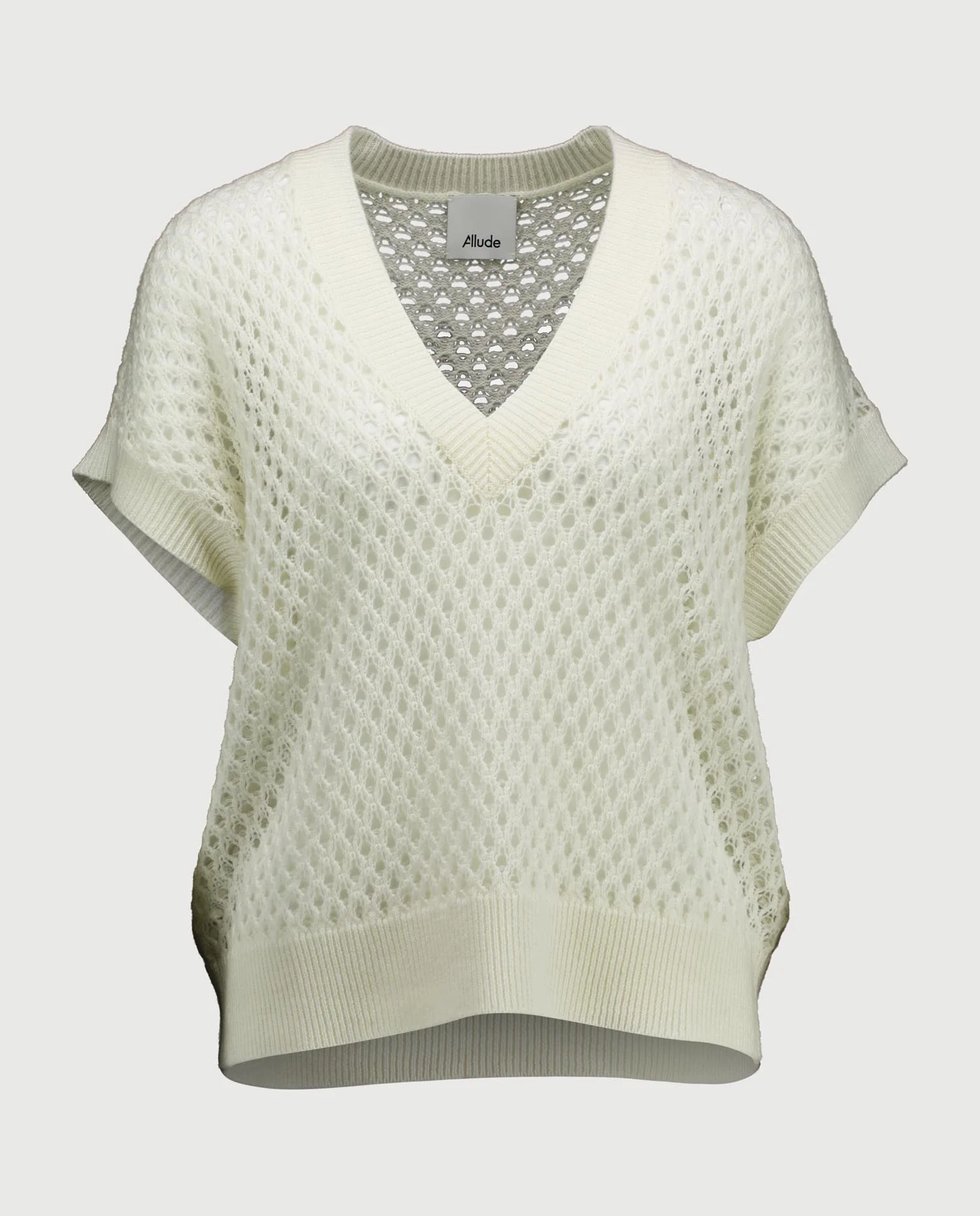 Woll-Mischung Pullover in Weiß - Image 2