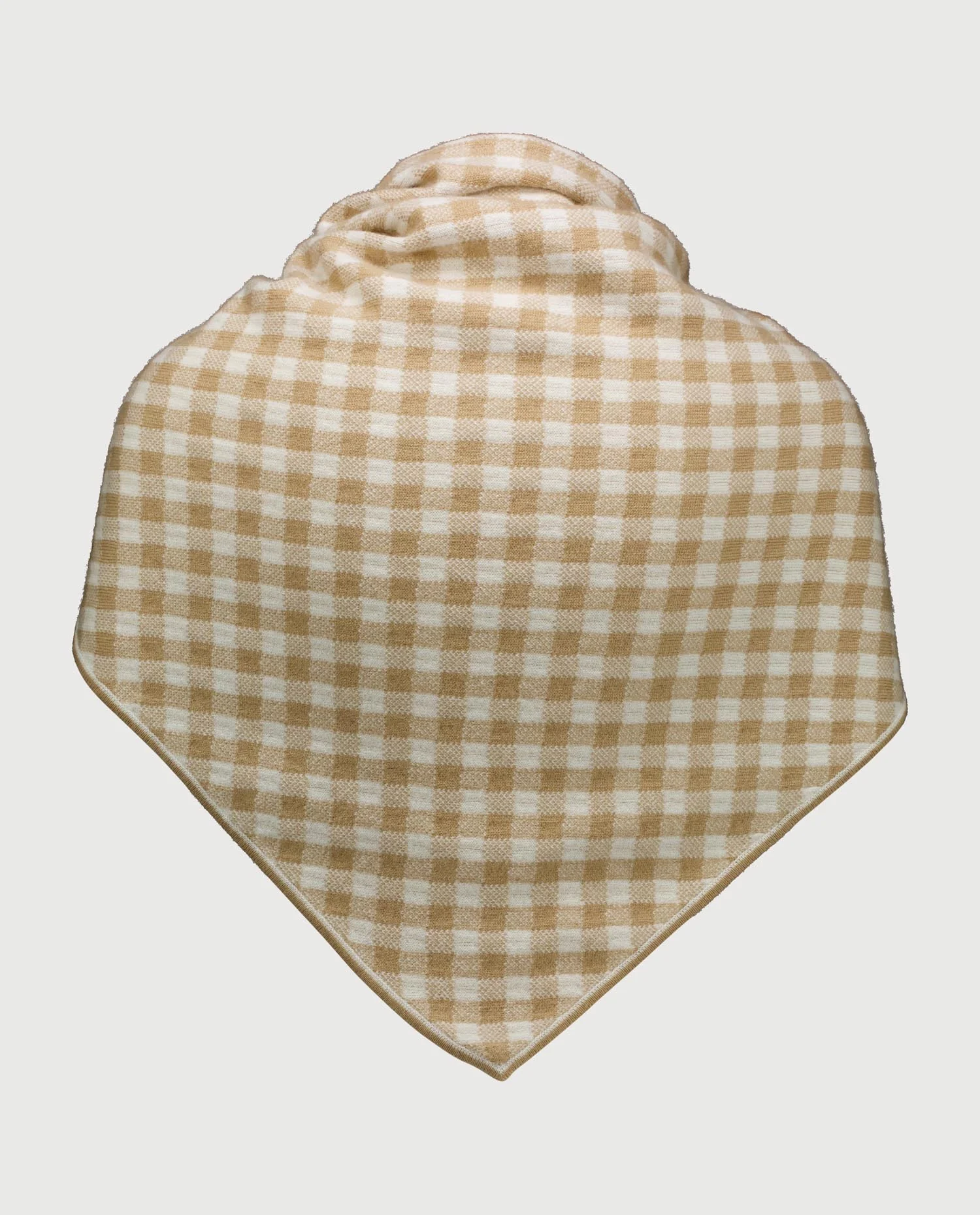 Woll-Mischung Schal in Beige - Image 4