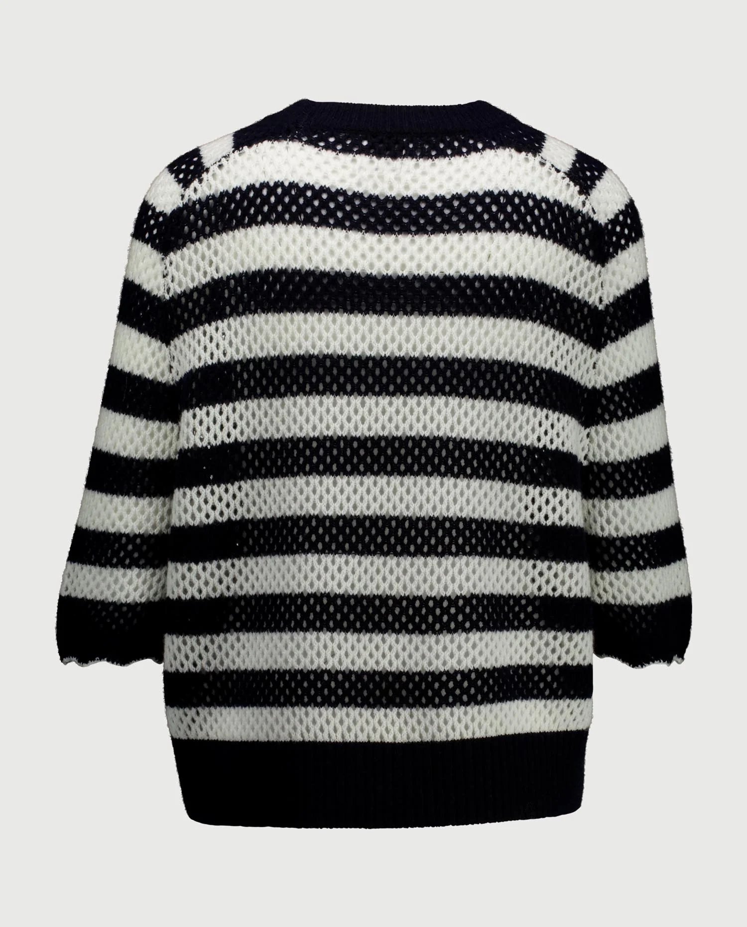 Woll-Mischung Pullover in Navy - Image 4