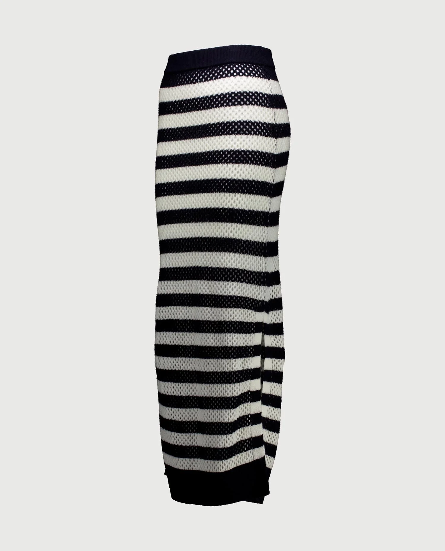 Woll-Mischung Rock in Navy - Image 4